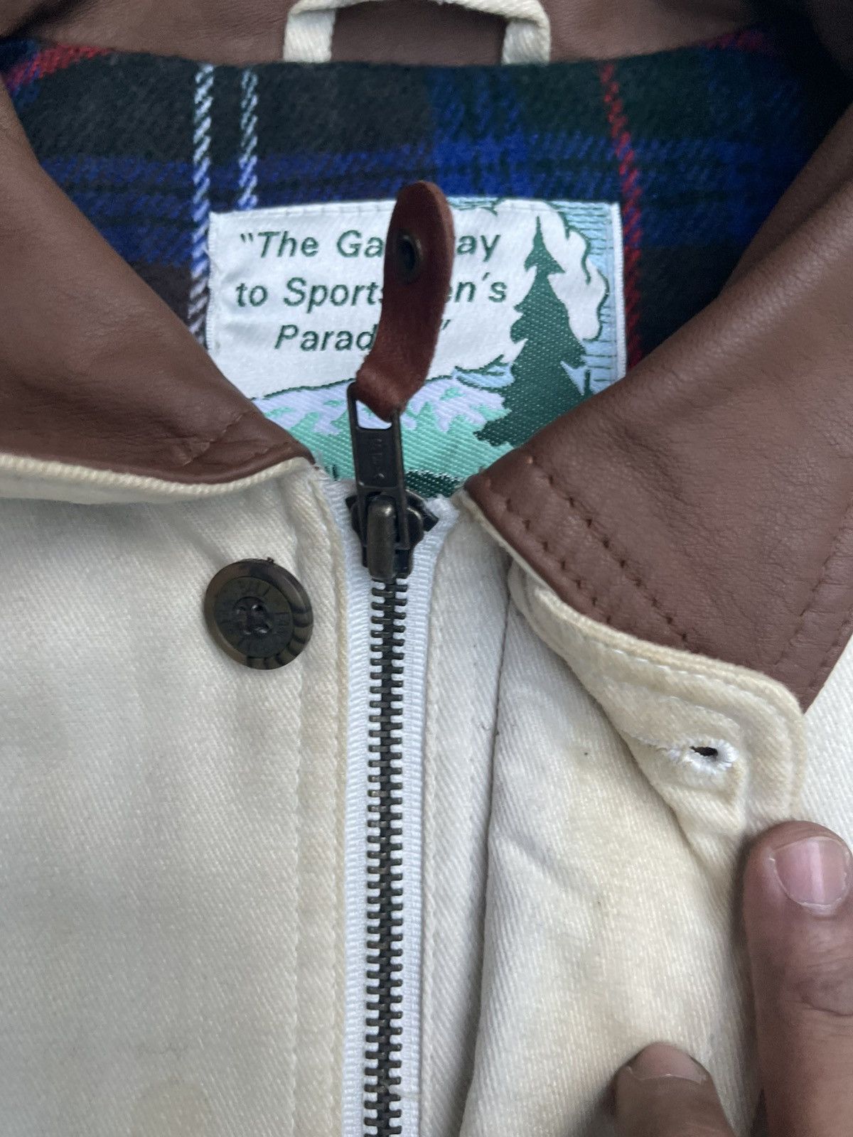 Vintage FANCY BALL “Sportsman’s Paradise” Jacket Leather Collar Size US L / EU 52-54 / 3 - 5 Thumbnail