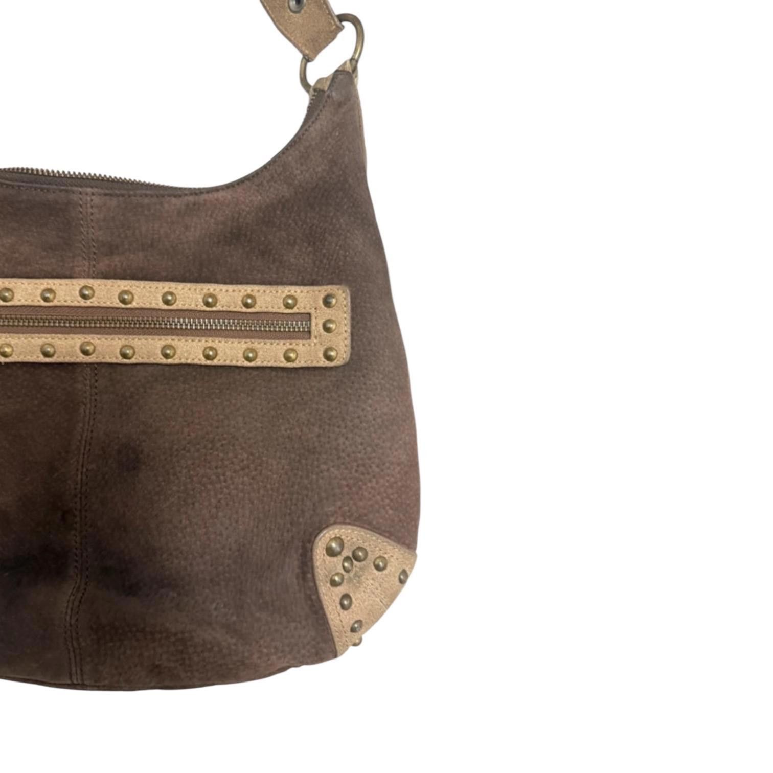 Roberto Cavalli The Cavalli Suede Large Shoulder Bag Size ONE SIZE - 6 Thumbnail