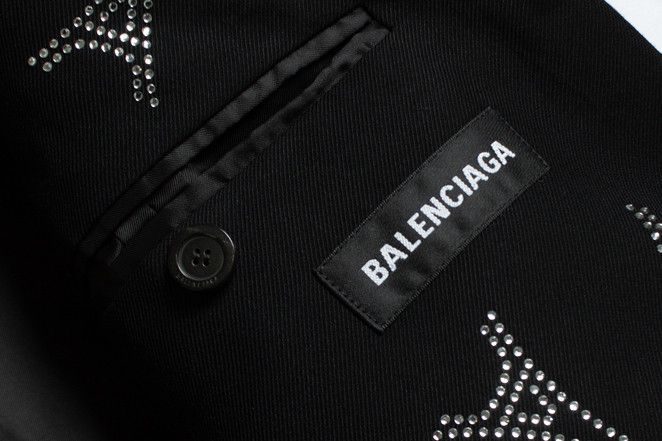 Balenciaga Balenciaga, crystal Eiffel Tower blazer Size 48R - 5 Thumbnail