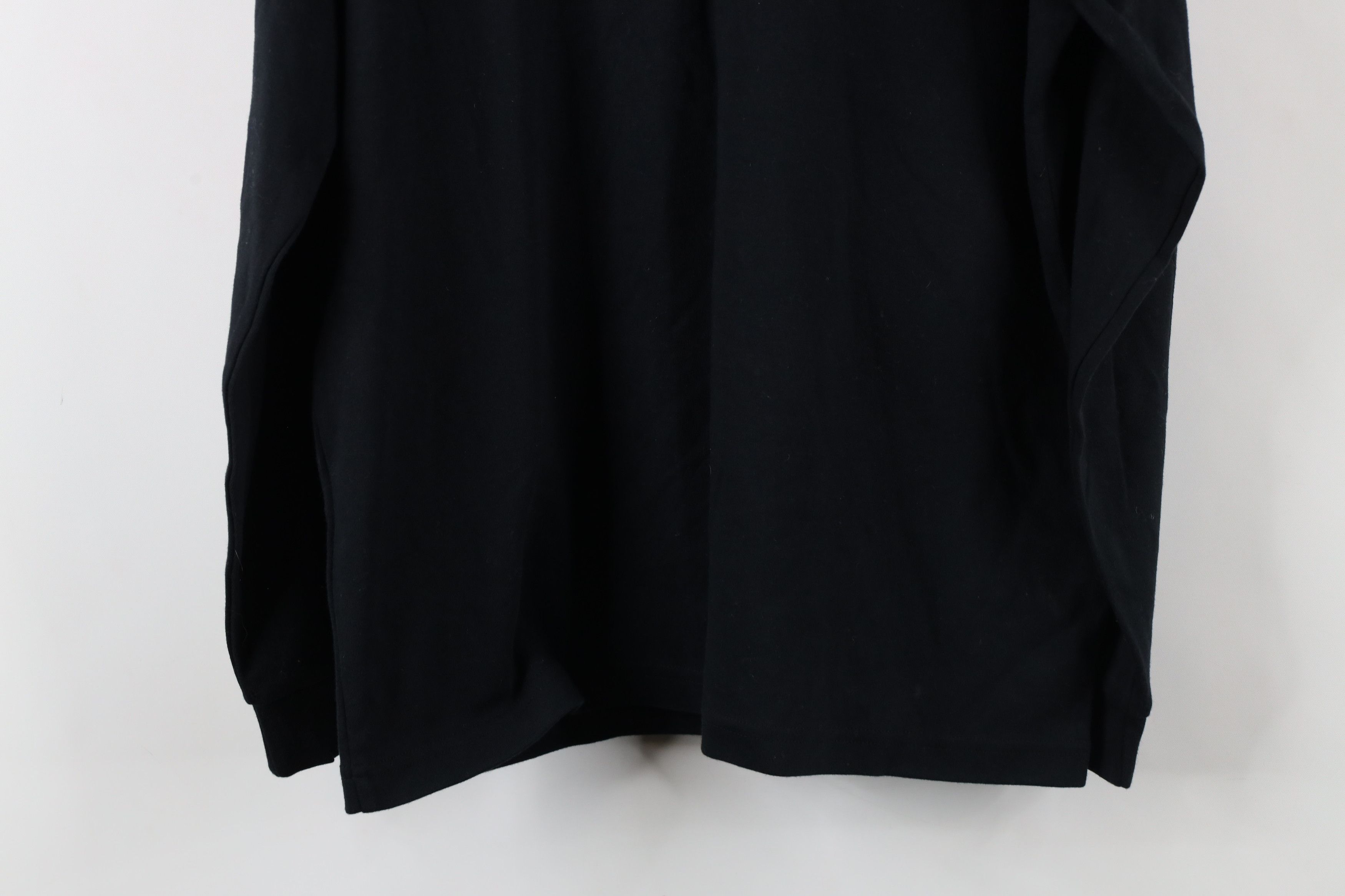 Vintage × Woolrich Woolen Mills Vintage 90s Woolrich Snowman Mock Neck T-Shirt Black Cotton Size XL / US 12-14 / IT 48-50 - 12 Thumbnail