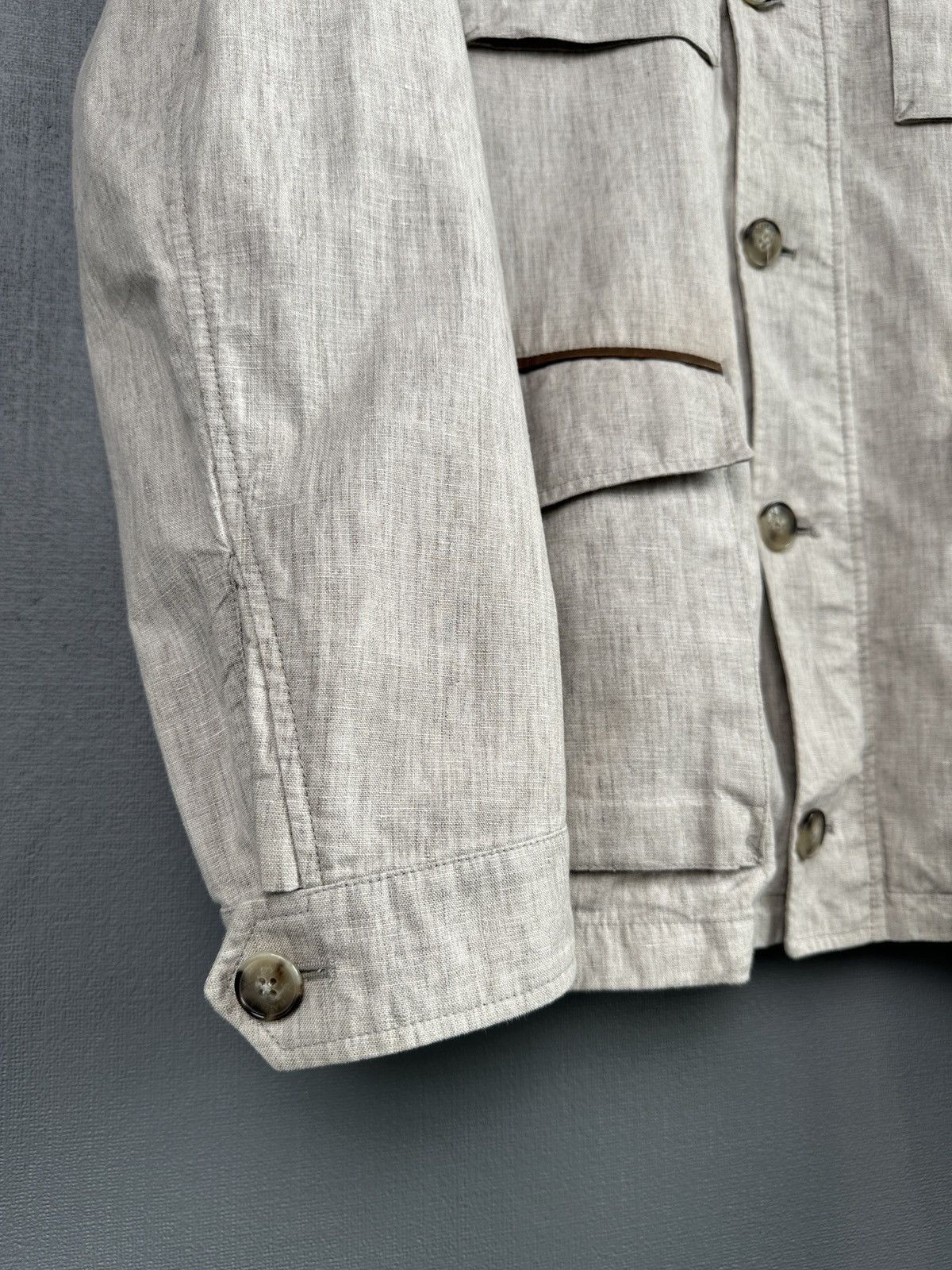 Hackett HACKETT MAYFAIR Storm System Linen Field Jacket Men’s XL Size US XL / EU 56 / 4 - 12 Thumbnail