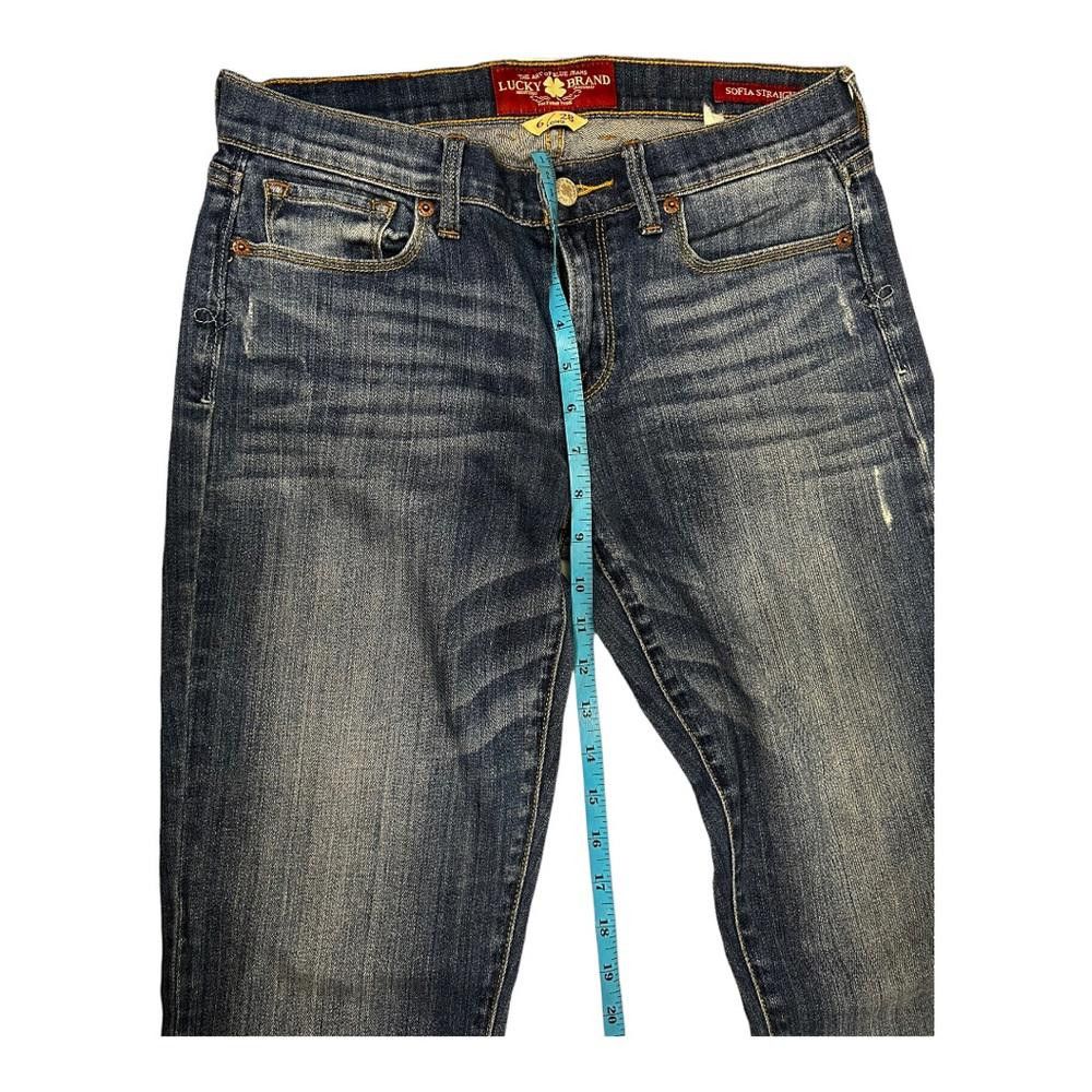 Lucky Brand Lucky Brand l Sofia Straight Leg Medium Wash Jeans Size 28L Size 28" / US 6 / IT 42 - 7 Thumbnail