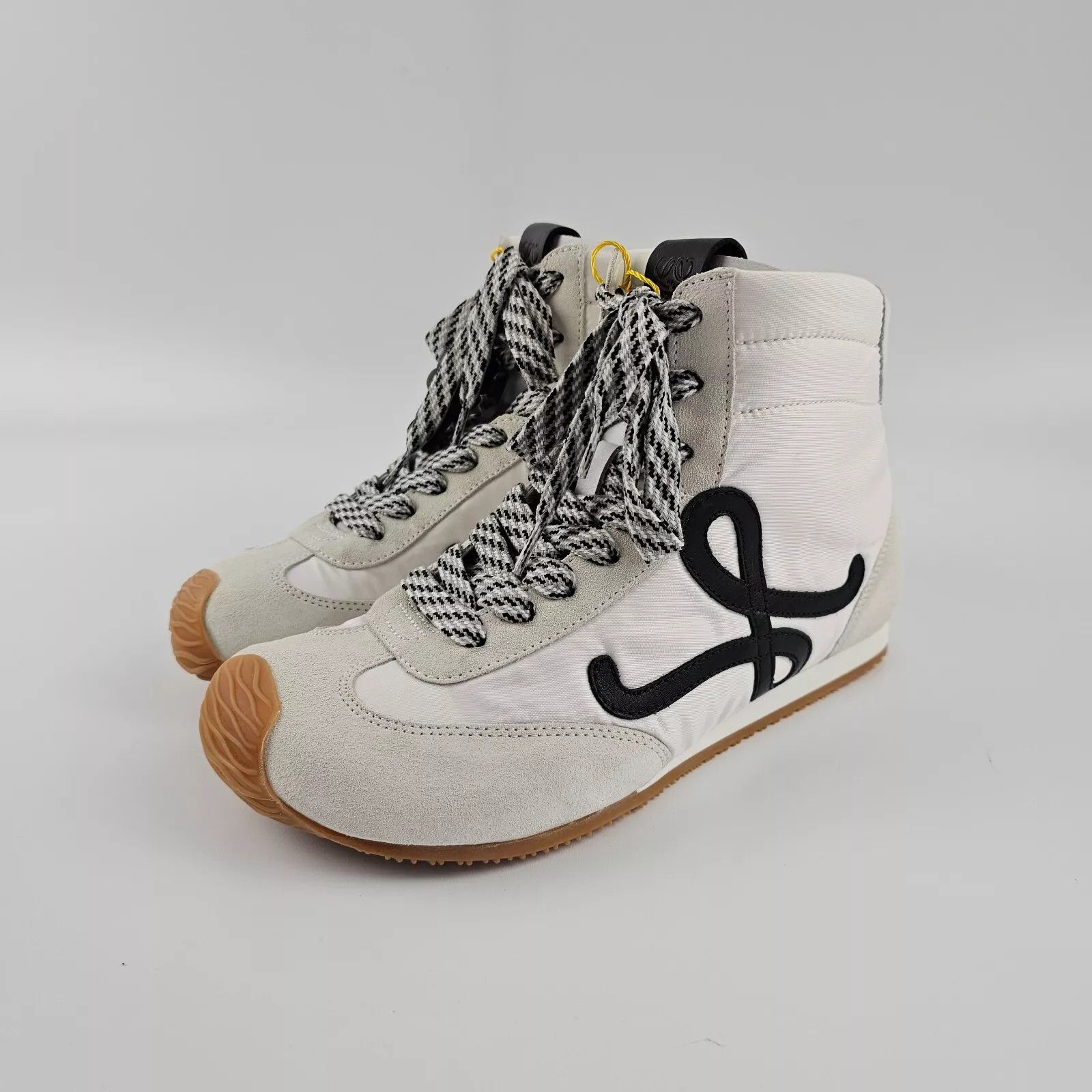 Loewe LOEWE Ballet Runner 2.0 White/Black High Top Sneakers Size US 8 / IT 38 - 1 Thumbnail