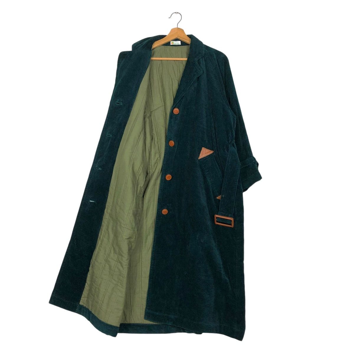 Issey Miyake 🔥VINTAGE 80’s LONG JACKET CORDUROY ISSEY SPORT LEATHER PARTS Size US M / EU 48-50 / 2 - 14 Thumbnail