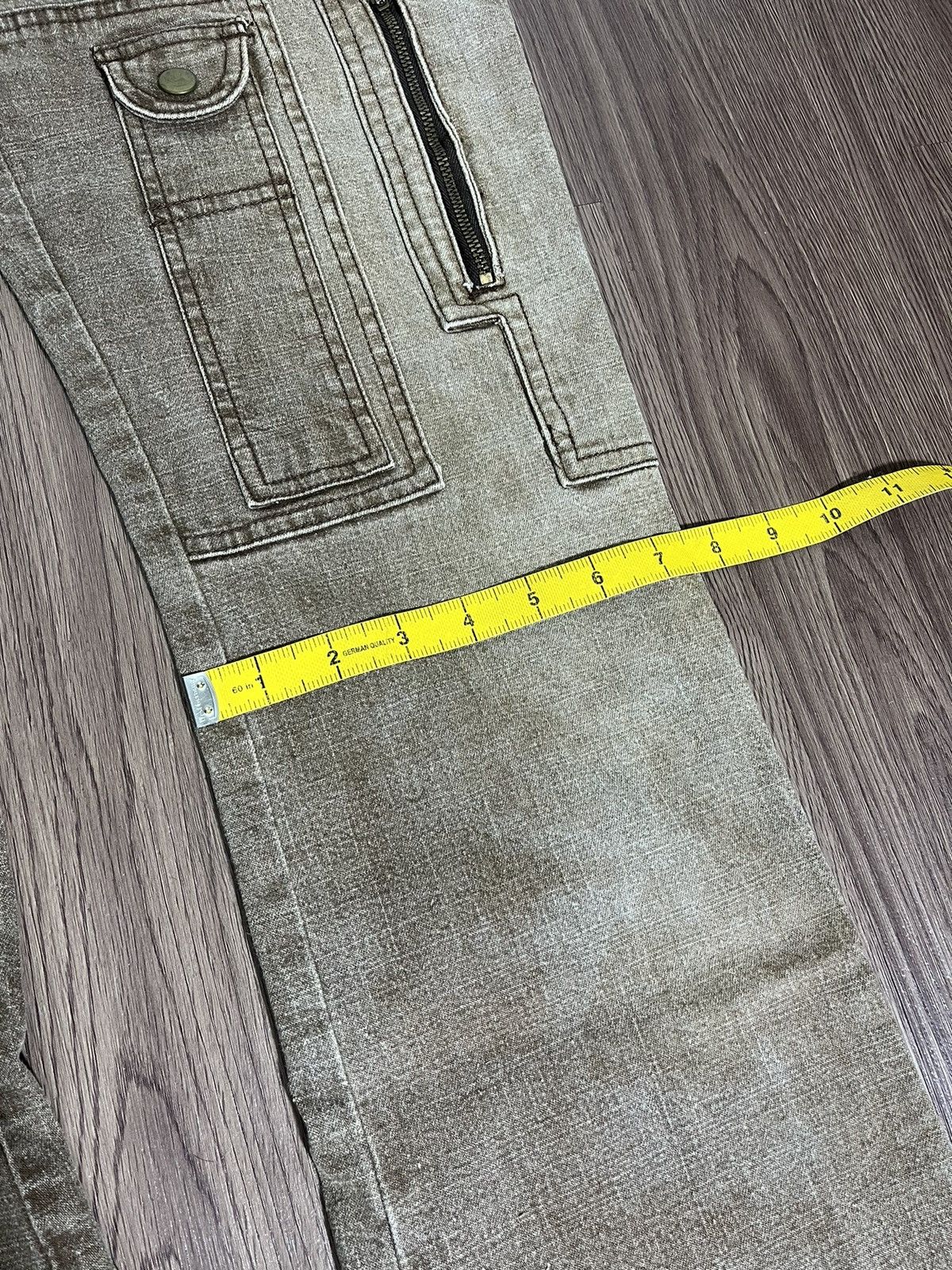 If Six Was Nine × Japanese Brand × Vintage Jouer Aux Echecs flare mudwash jeans rare design Size US 31 - 19 Thumbnail