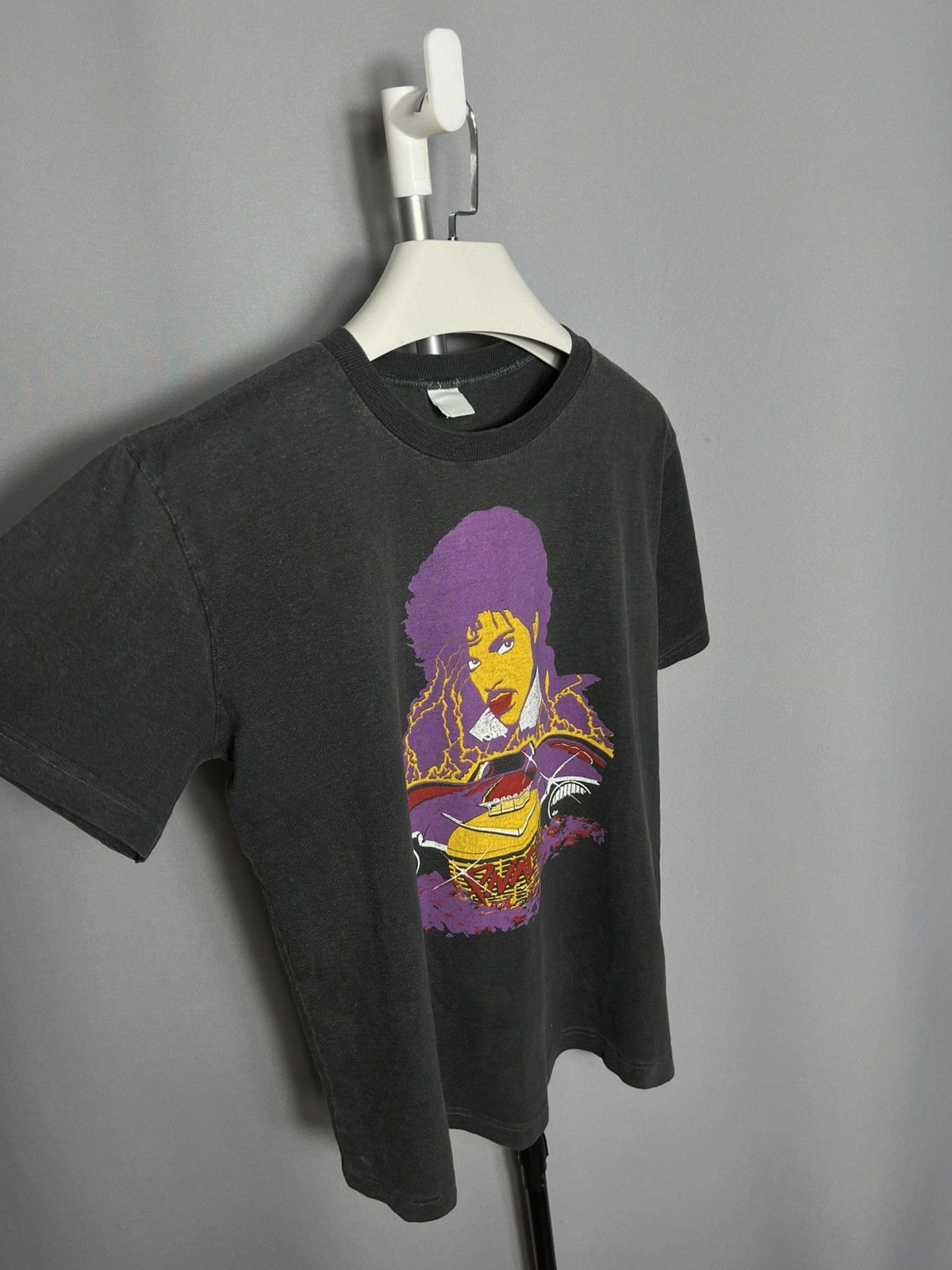 Vintage Prince 80s cotton t-shirt band vintage music retro rare Size US L / EU 52-54 / 3 - 3 Thumbnail