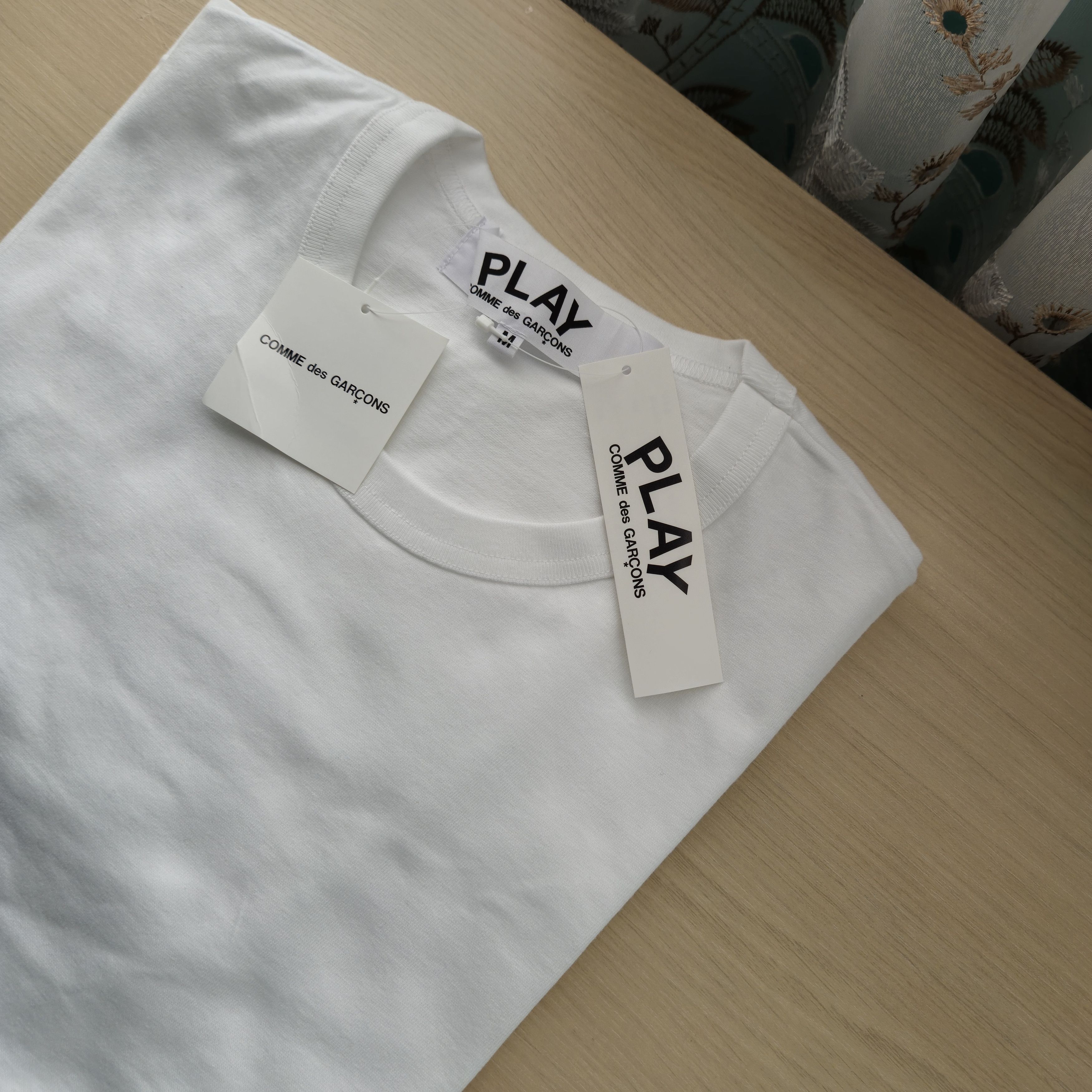 Comme des Garcons × Nike Nike x Comme des Garcons White Tee Size US M / EU 48-50 / 2 - 4 Thumbnail