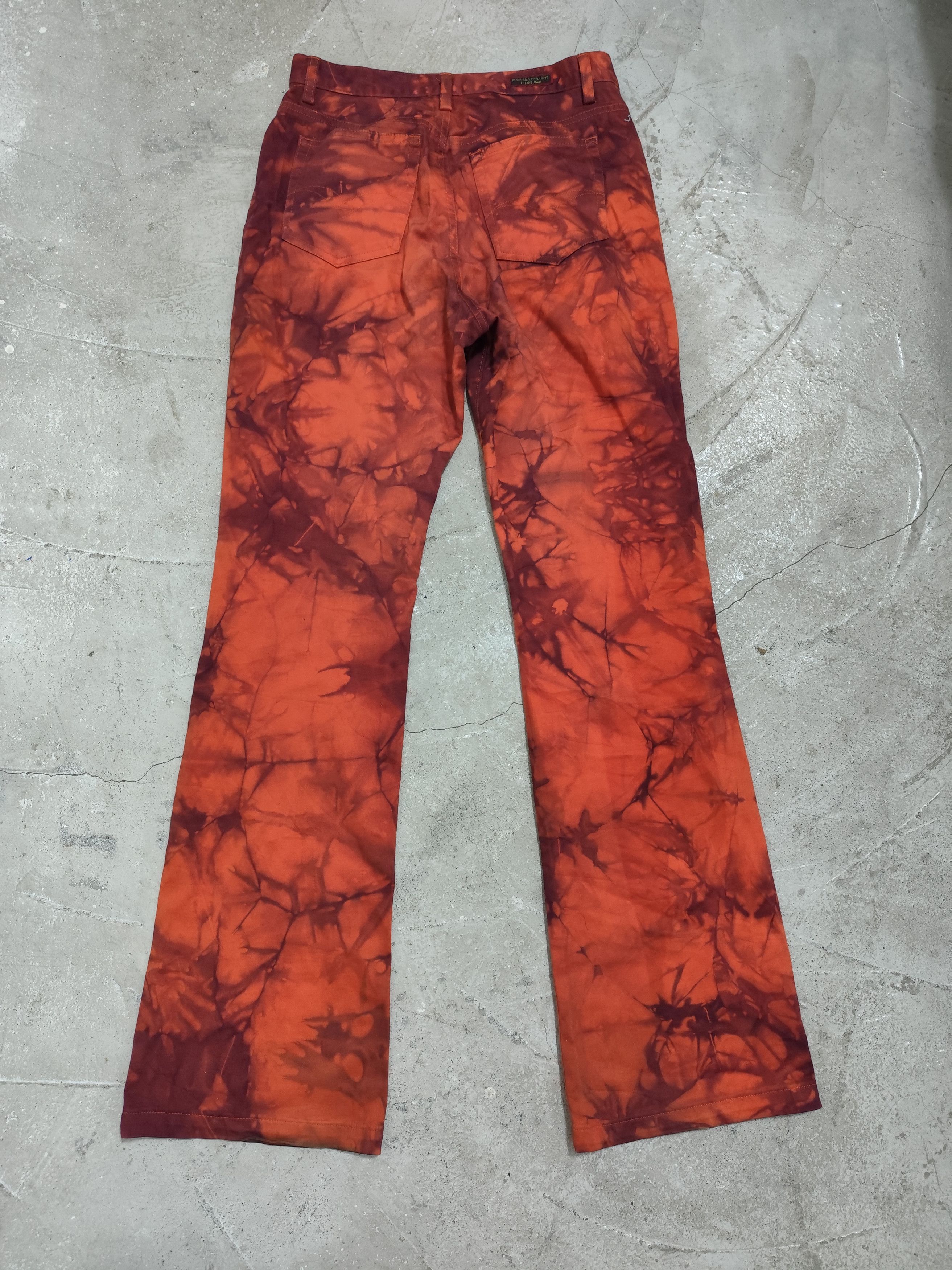 Tornado Mart If six was nine style et boite jeans flared bleach design Size US 28 / EU 44 - 6 Thumbnail