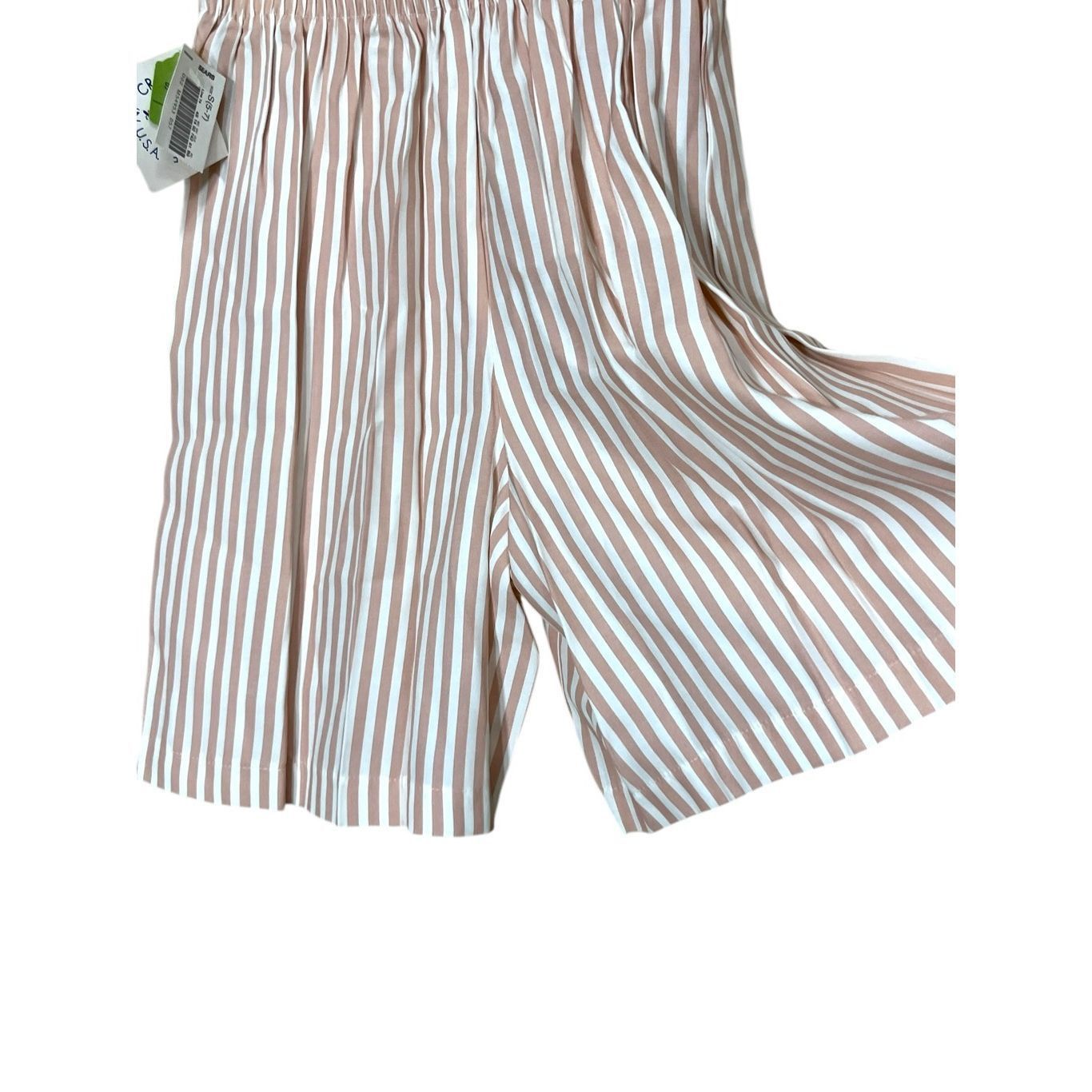 Other Vintage Sitting Pretty Of California 80s Stripped High Waisted Shorts Small NWT Size 26" / US 2 / IT 38 - 4 Thumbnail