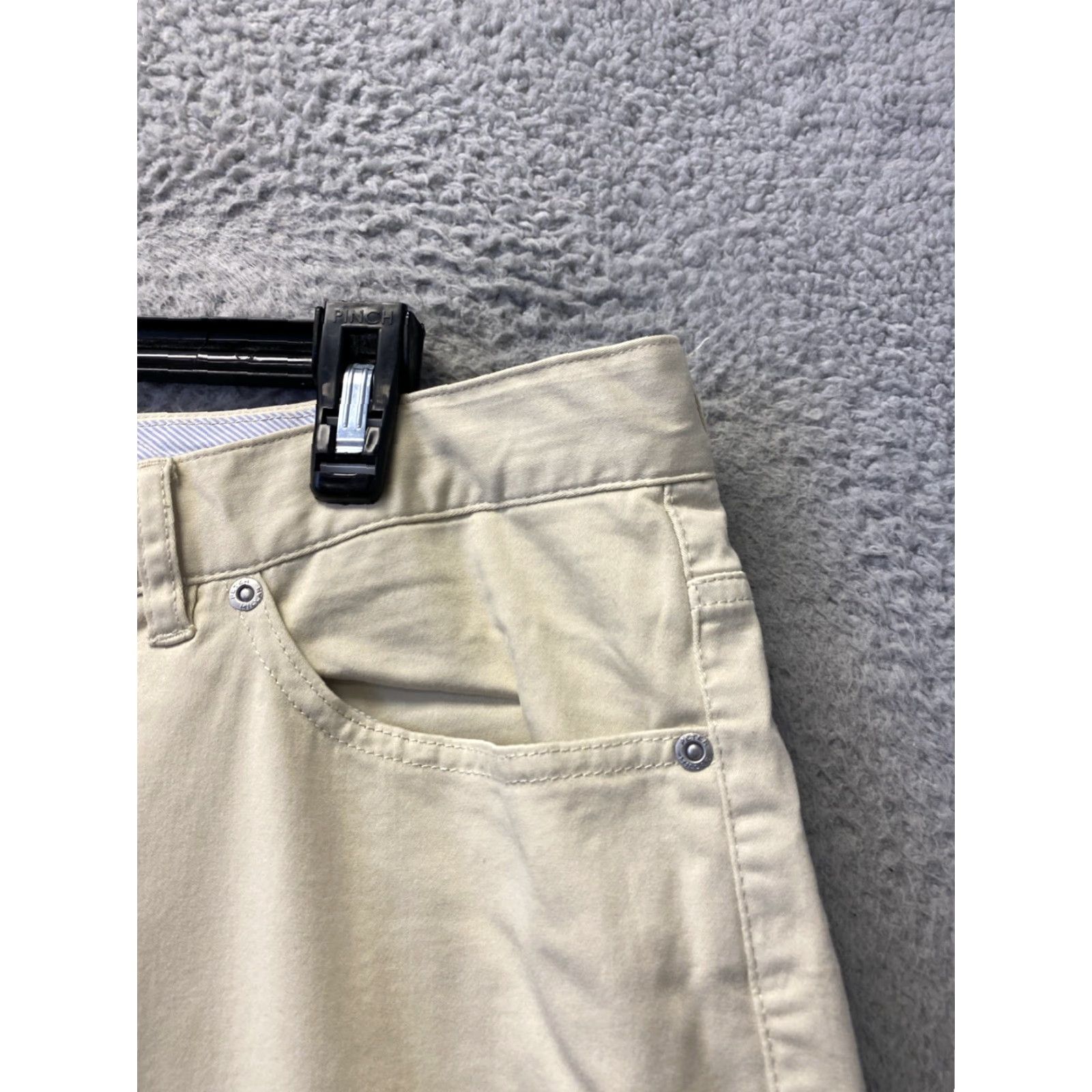 Peter Millar Peter Millar Jeans Men 40x32 Tan Cotton Blend Denim Zip Regular Inseam 32 Straight N/A Size US 40 / EU 56 - 3 Thumbnail