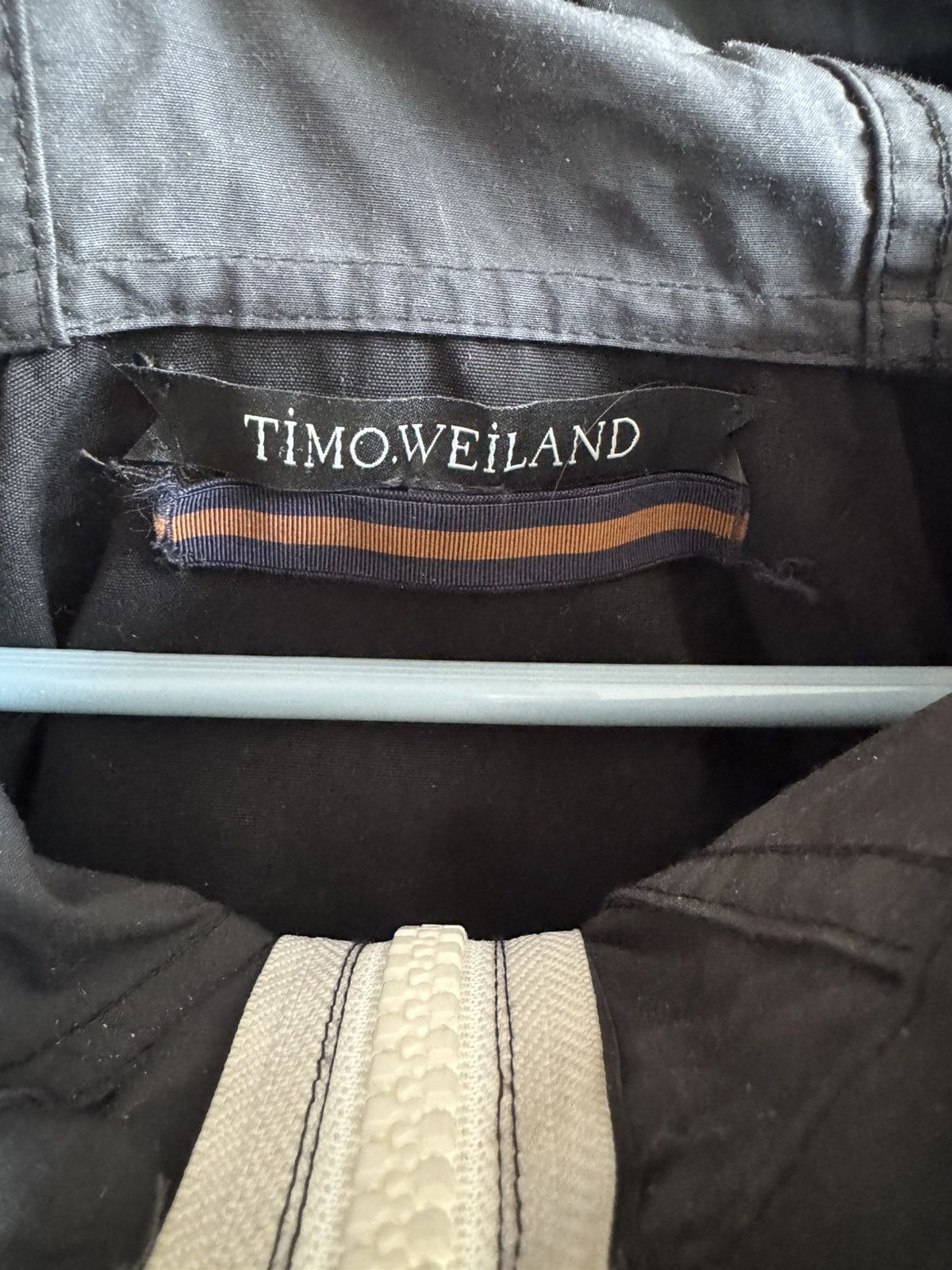 Timo Weiland Timo Weiland Black Hooded Anorak Jacket - M Size US M / EU 48-50 / 2 - 3 Thumbnail