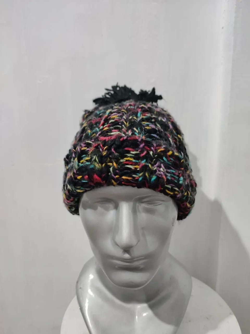 Japanese Brand Grazie Multicolour Knitted Beanie Hats Size ONE SIZE - 2 Thumbnail