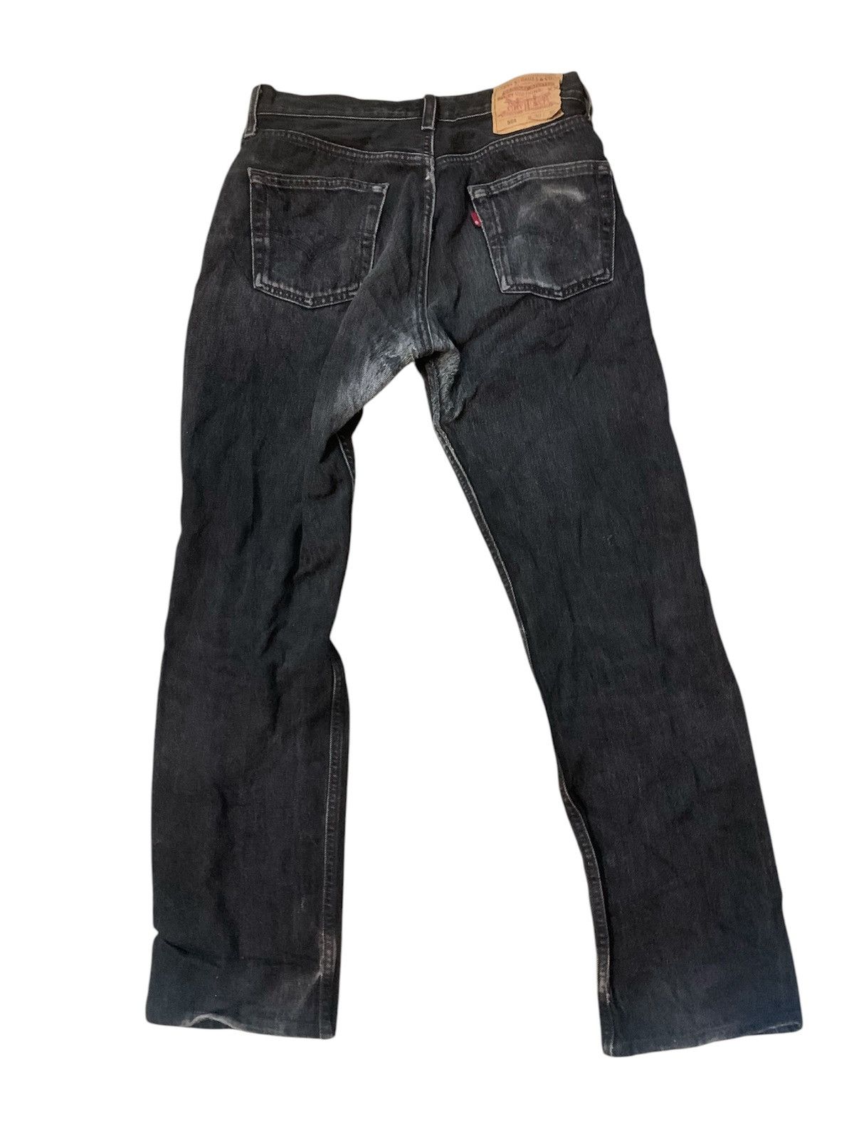 Levi's × Levi's Vintage Clothing Vintage 90’s Levi’s Single R Super Black Denim Jeans Size US 30 / EU 46 - 2 Thumbnail