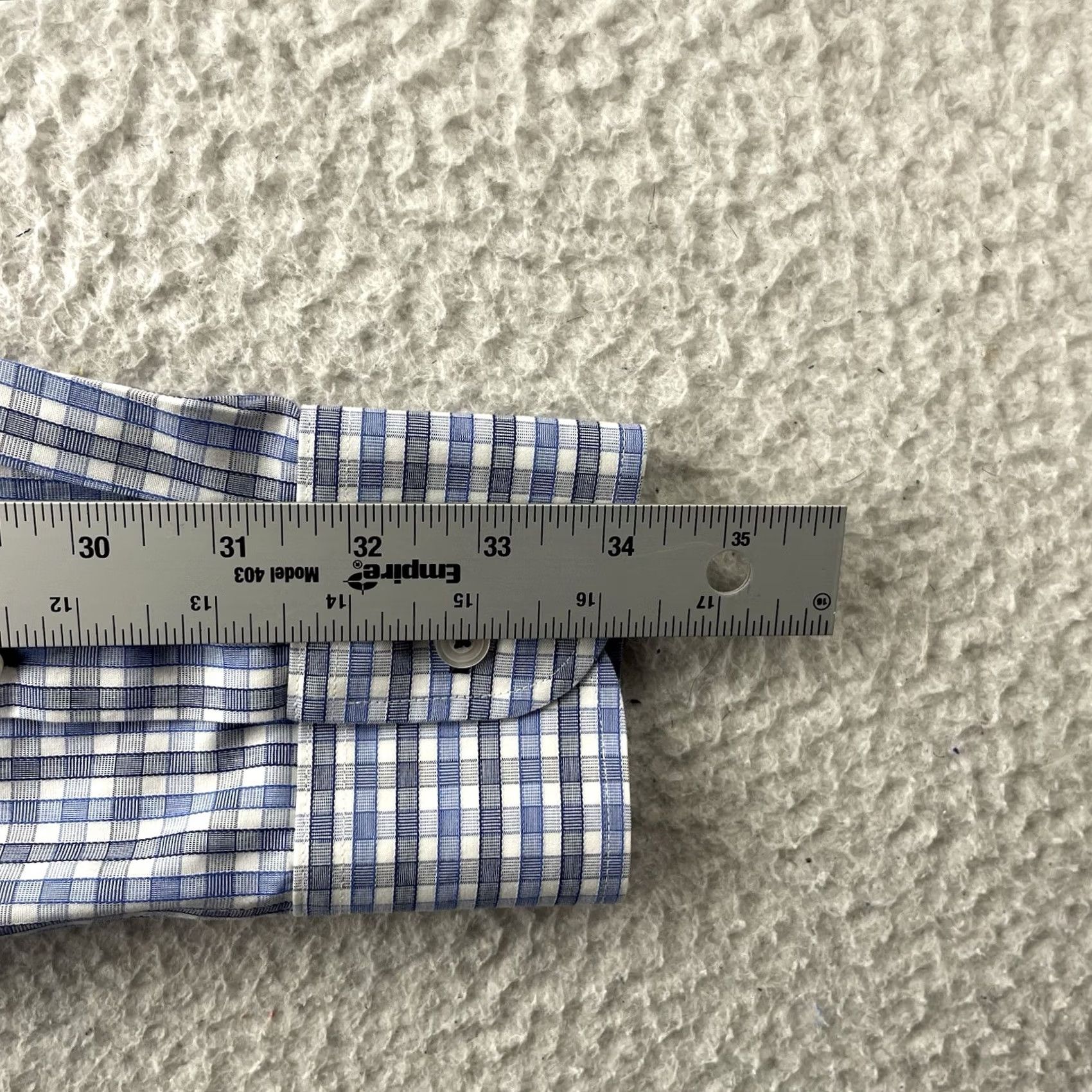 UNTUCKit UNTUCKit Shirt Mens M Blue Plaid Wrinkle Free Button Up Casual Preppy Size US M / EU 48-50 / 2 - 7 Thumbnail