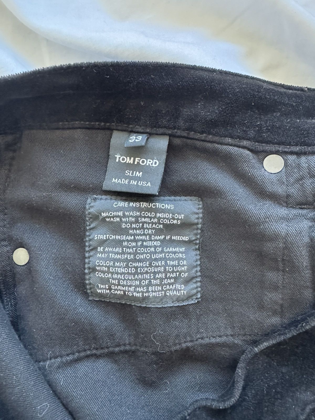 Tom Ford Tom Ford Straight Leg Trousers Size US 33 - 3 Thumbnail