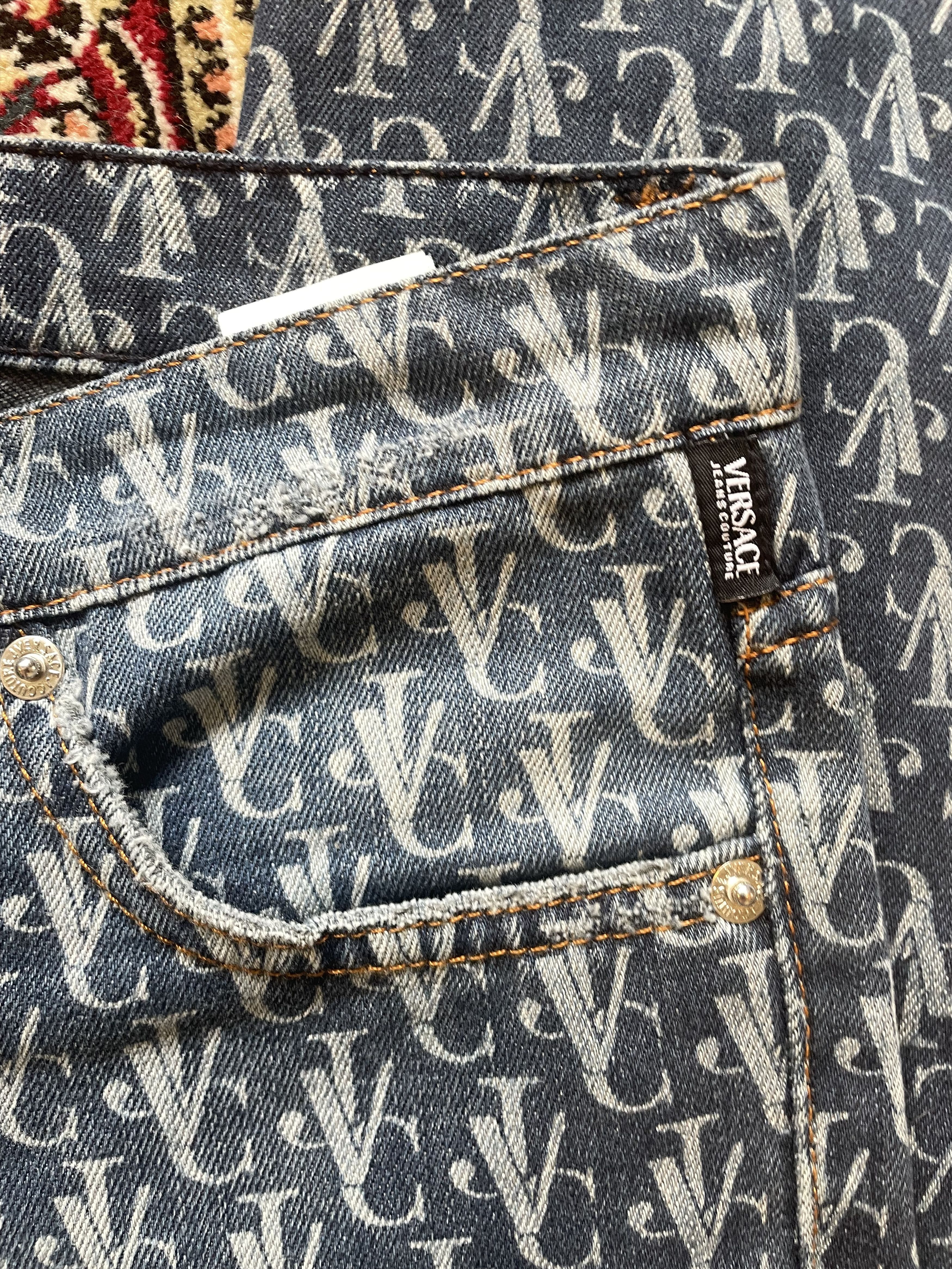 Versace Jeans Couture Versace Jeans Couture Printed Skinny Jeans Size 27" / US 4 / IT 40 - 4 Thumbnail