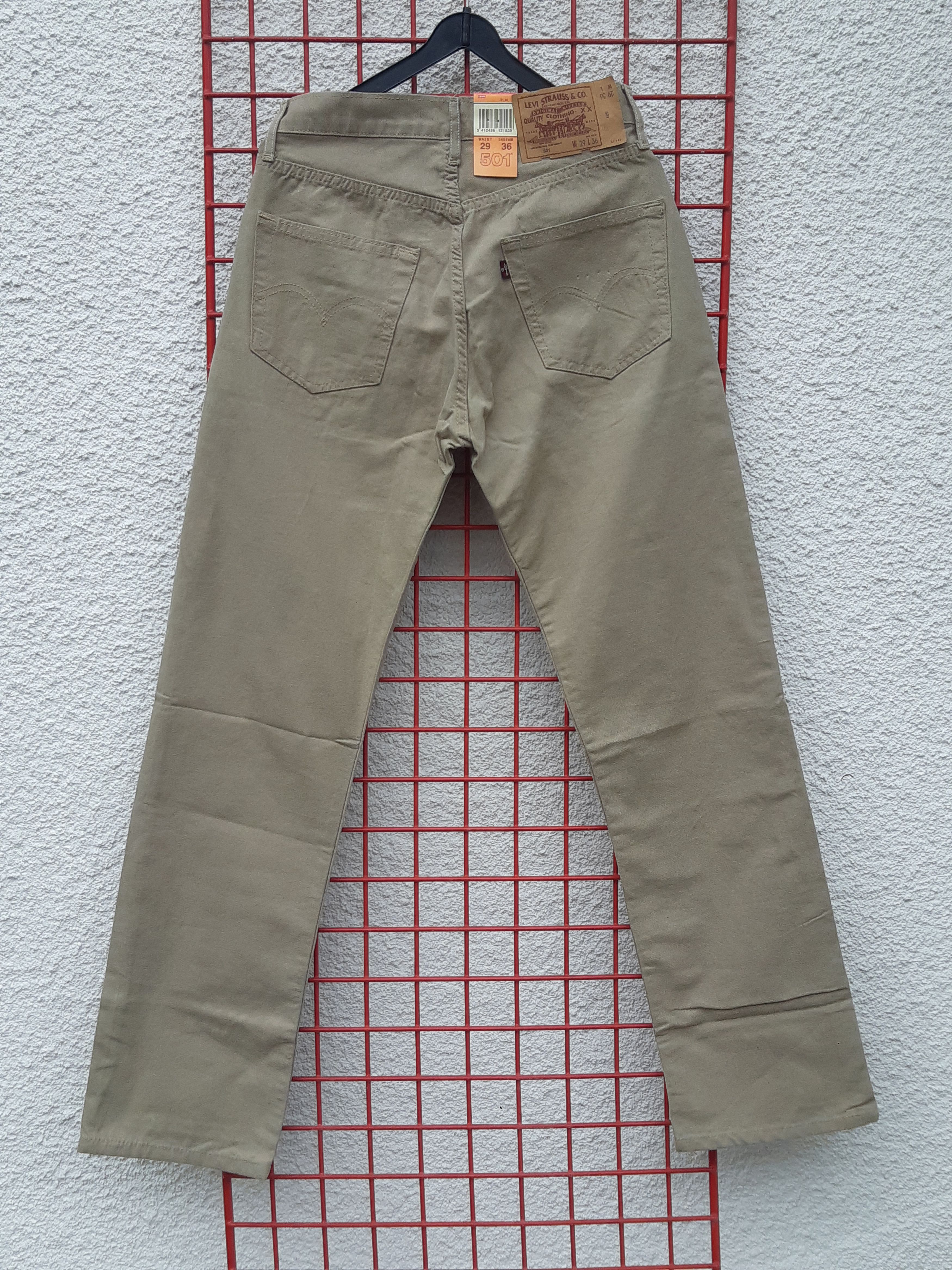 Levi's Vintage 90s LEVIS'S 501 Original Fit USA size W29/L36 NWT Size 29" - 3 Thumbnail
