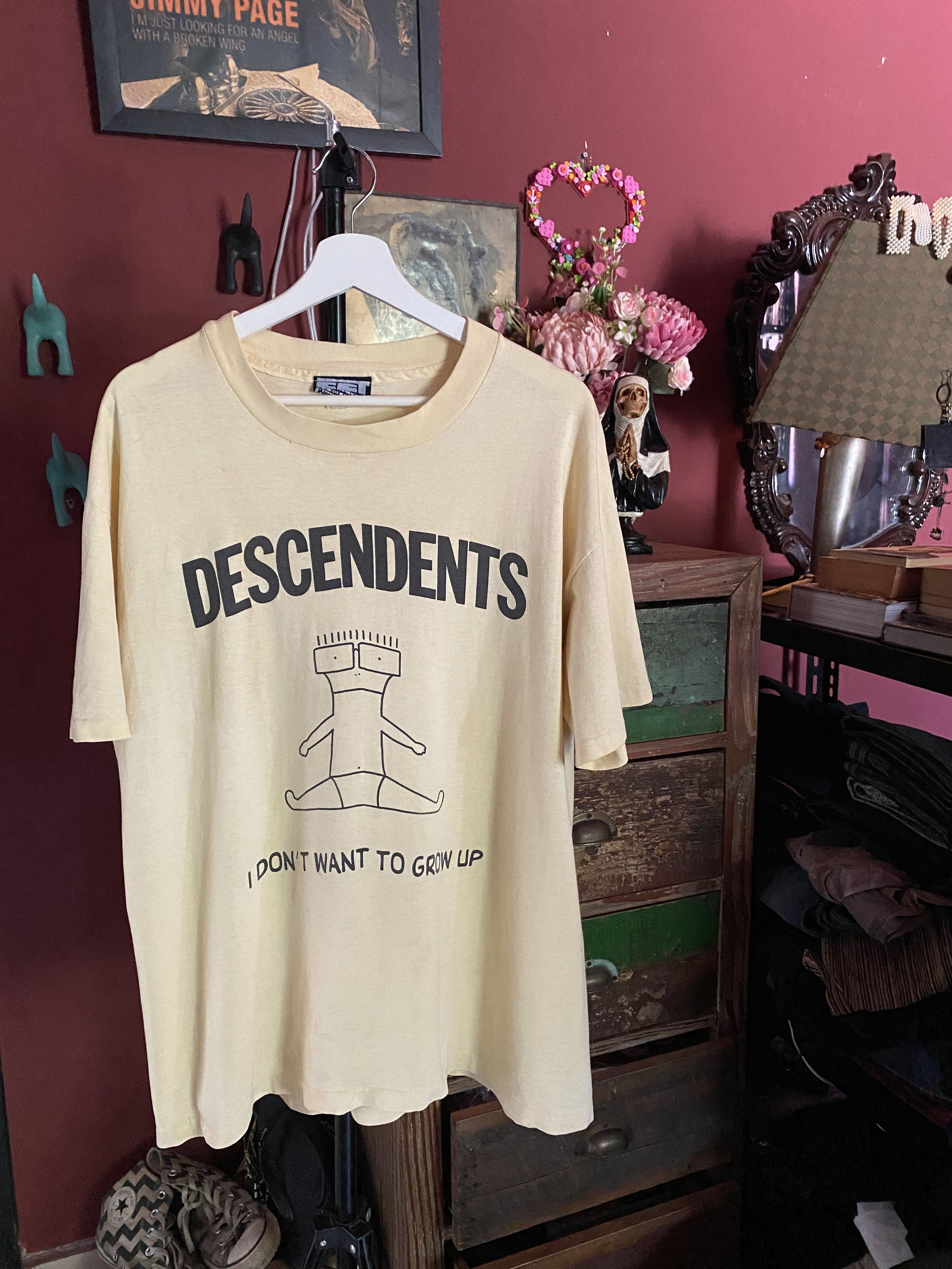 Band Tees Vintage 80s Descendents I Don't Want To Grow Up Band Tee Size US XL / EU 56 / 4 - 2 Thumbnail