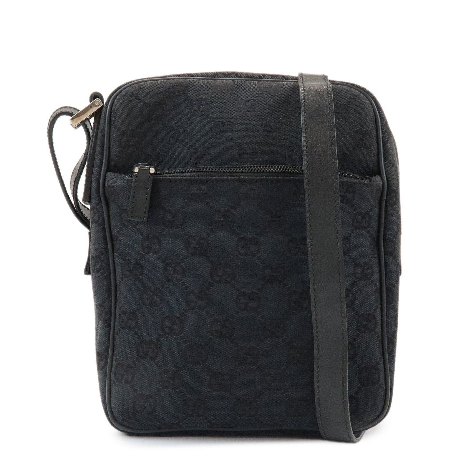 Gucci Gucci GG Supreme Crossbody Bag Black Size ONE SIZE - 1 Thumbnail