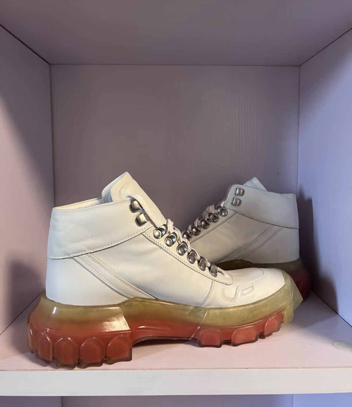 Rick Owens Rick Owens Mainline Leather Rainbow Military Boots Size US 8 / EU 41 - 3 Thumbnail