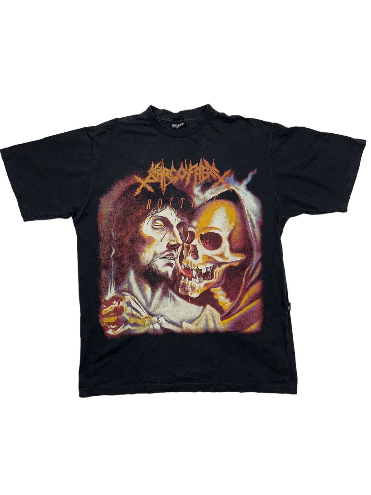 Vintage 00s Sarcofago Rotting T-Shirt Sepultura Blasphemy