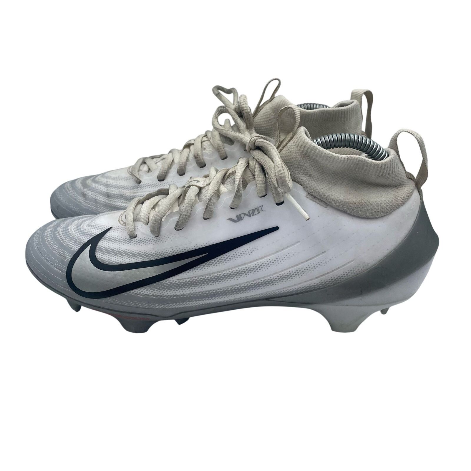 Nike Nike Vapor Pro 1 SE Football Cleats White Silver Mens 8 Size US 8 / EU 41 - 1 Thumbnail