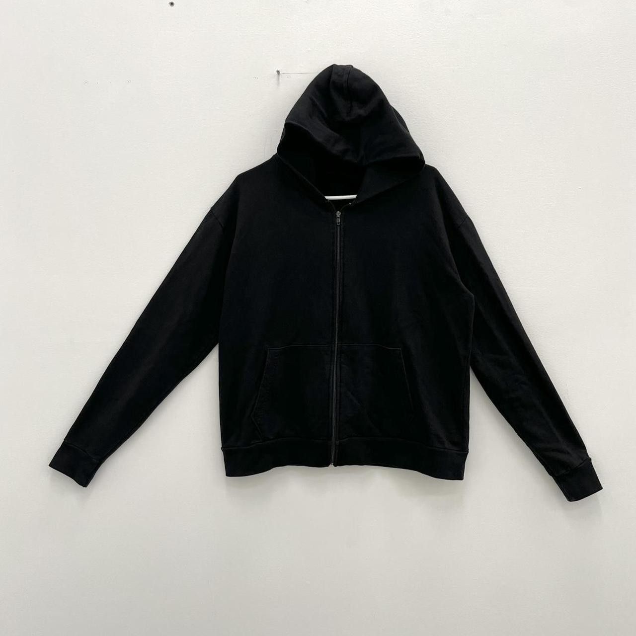 Los Angeles Apparel BLACK Size Small FLEECE ZIP-UP HOODIE