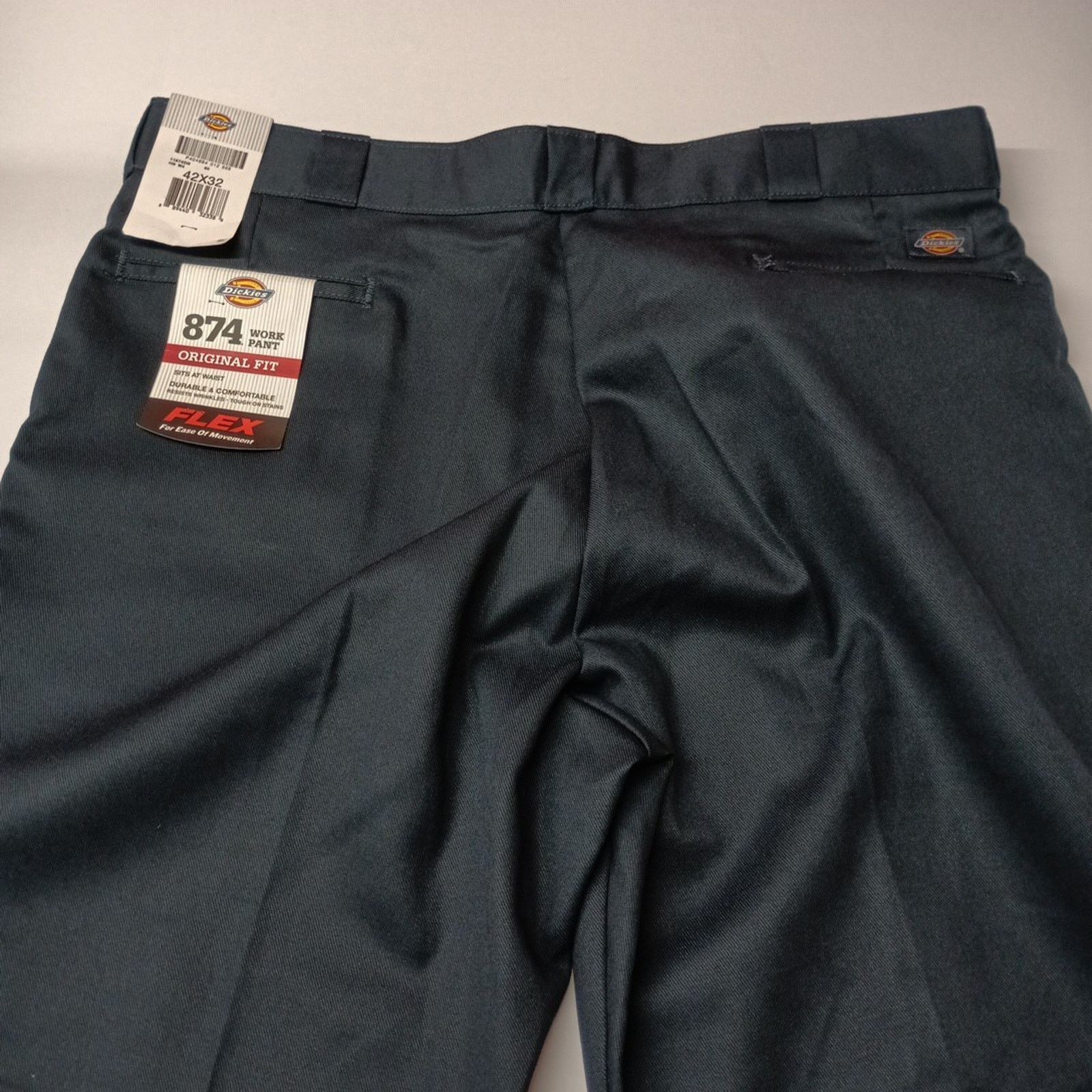 Dickies Dickies 874 Work Pants Men's 42x32 Flex Blue Original Fit Size US 42 / EU 58 - 7 Thumbnail