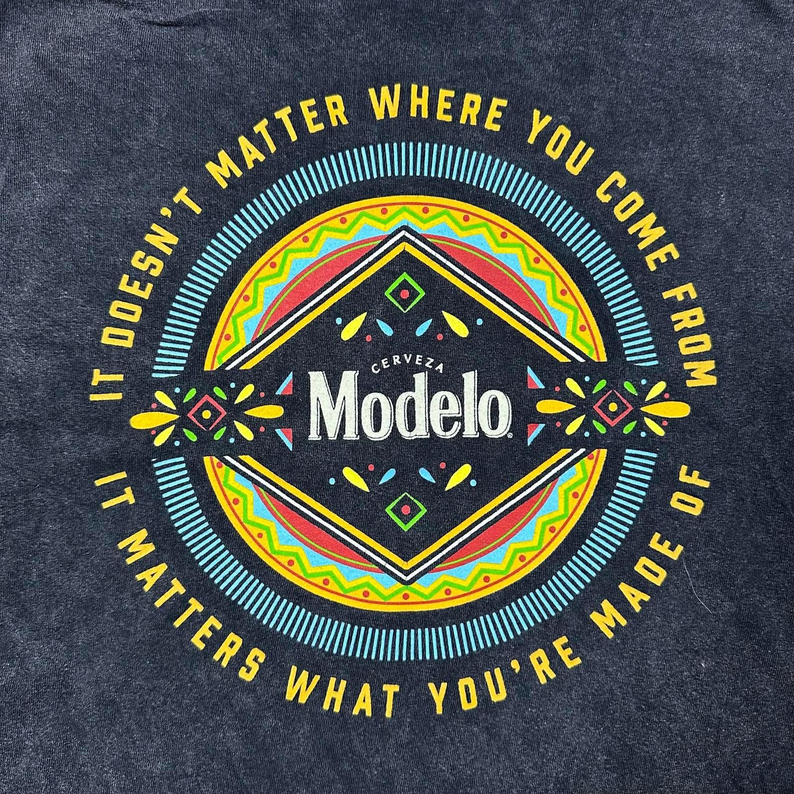 Philippe Model Modelo Menswear T-shirt Large Black Vintage Graphic Size US L / EU 52-54 / 3 - 4 Thumbnail