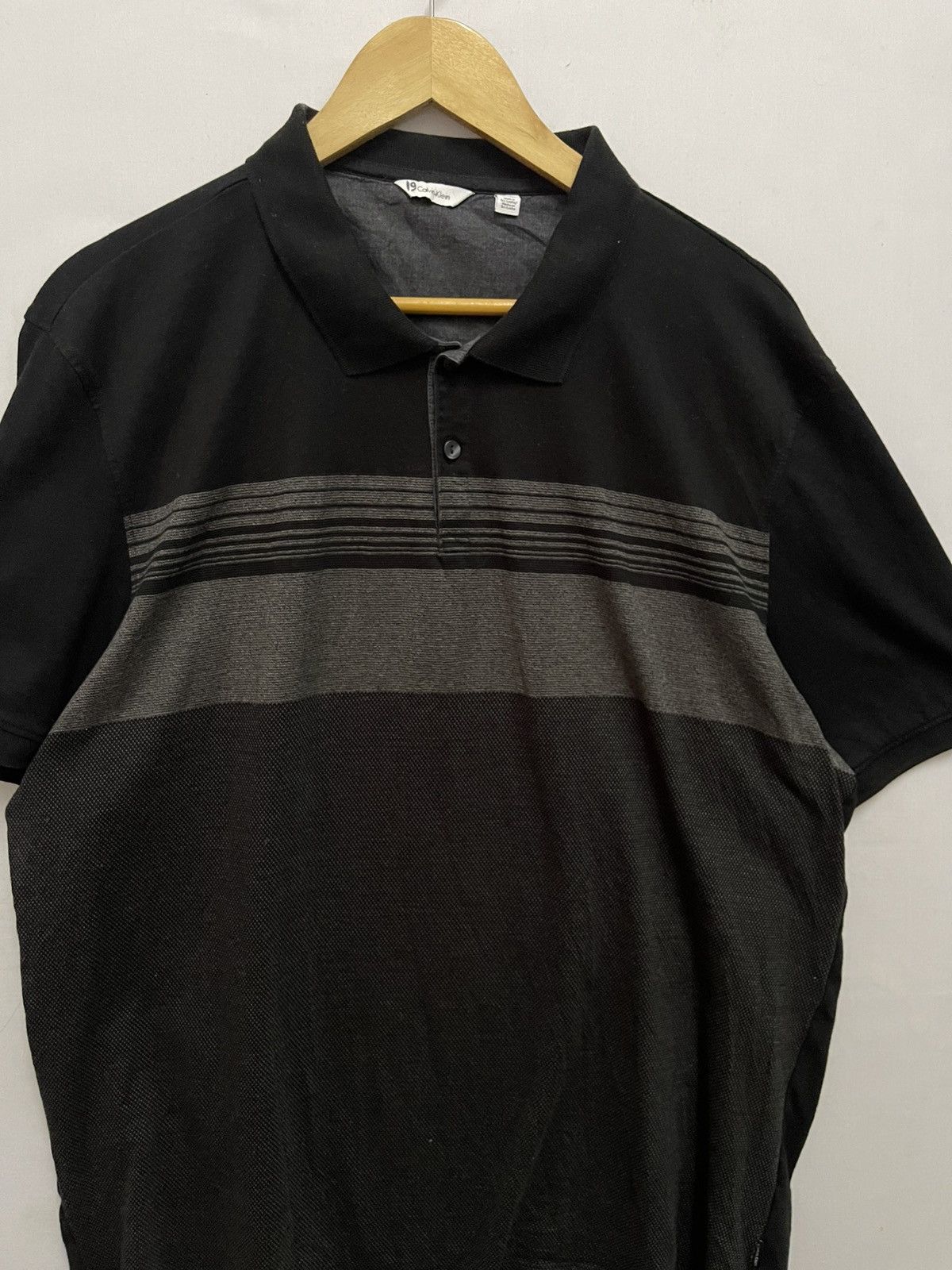 Calvin Klein Calvin Klein Polo Shirt Black Size US XL / EU 56 / 4 - 2 Thumbnail