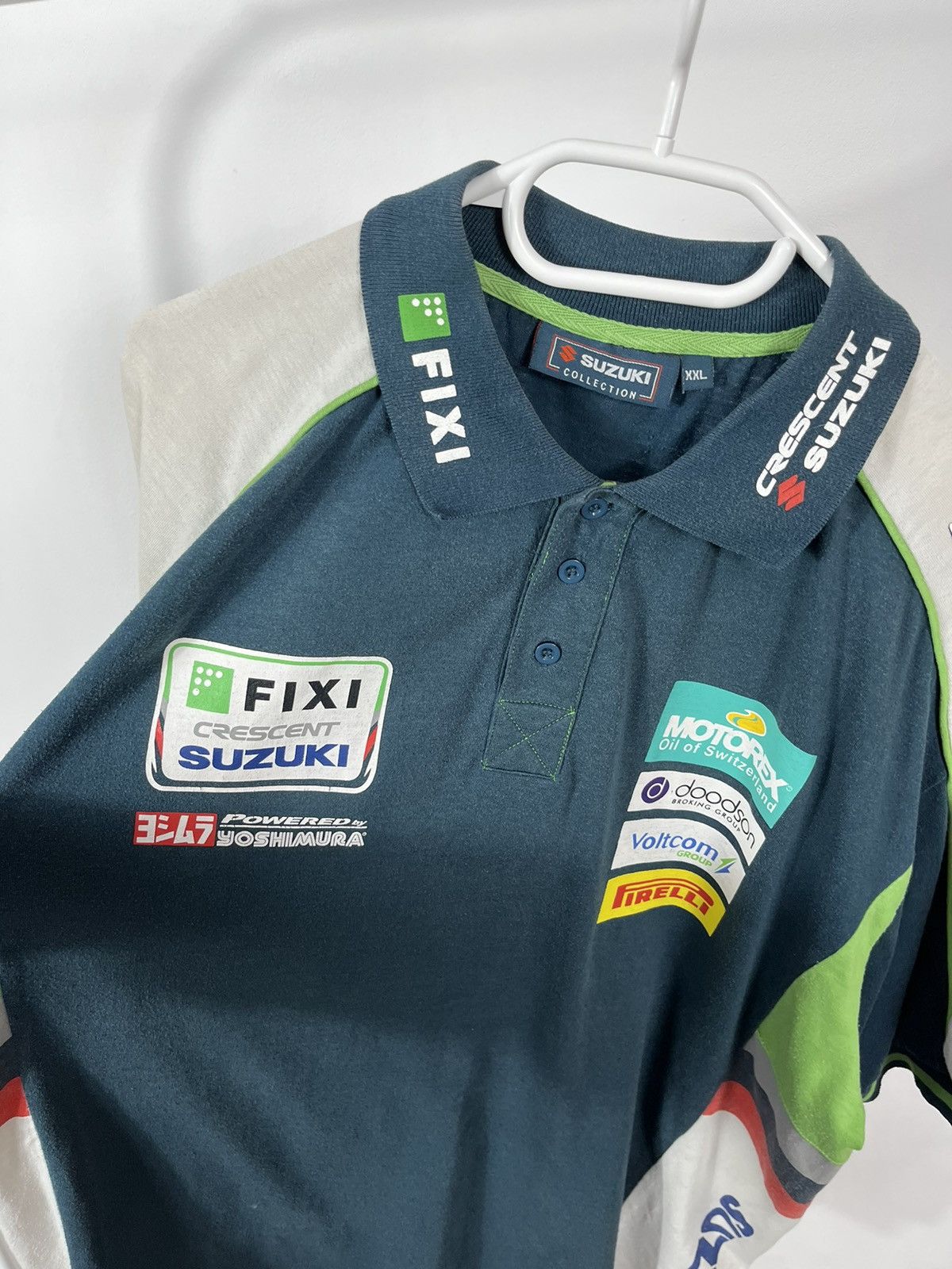 Vintage Vintage Racing Suzuki Polo T-shirt Size US XXL / EU 58 / 5 - 9 Thumbnail