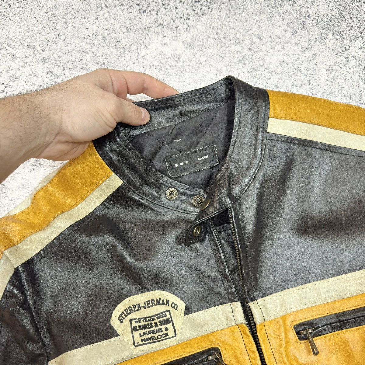 Vintage Vintage Sasch Italy Racing Jacket L size Size US L / EU 52-54 / 3 - 7 Thumbnail