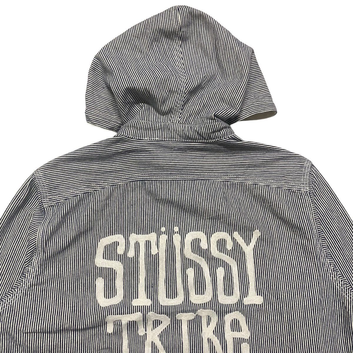 Stussy Stussy Hickory Work Shirt Hooded Embroidery Size US M / EU 48-50 / 2 - 7 Thumbnail