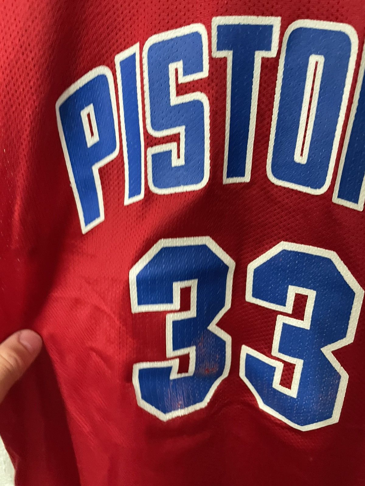 Champion × Vintage Vintage Champion Pistons Grant Hill #33 Jersey Size US S / EU 44-46 / 1 - 1 Thumbnail