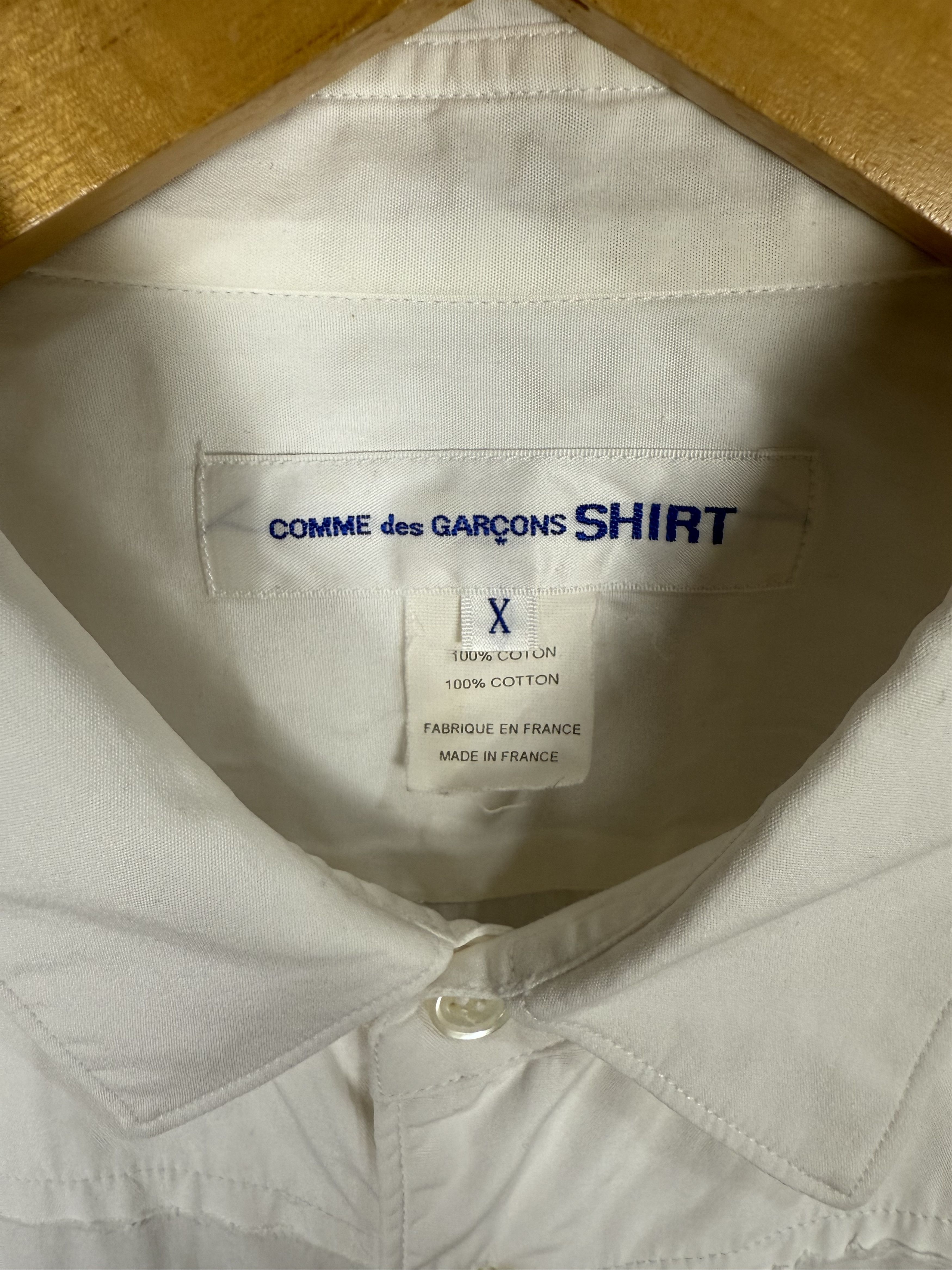 Comme des Garcons Comme Des Garcons Deconstructed Stitch Button Up Shirt Size US L / EU 52-54 / 3 - 11 Thumbnail