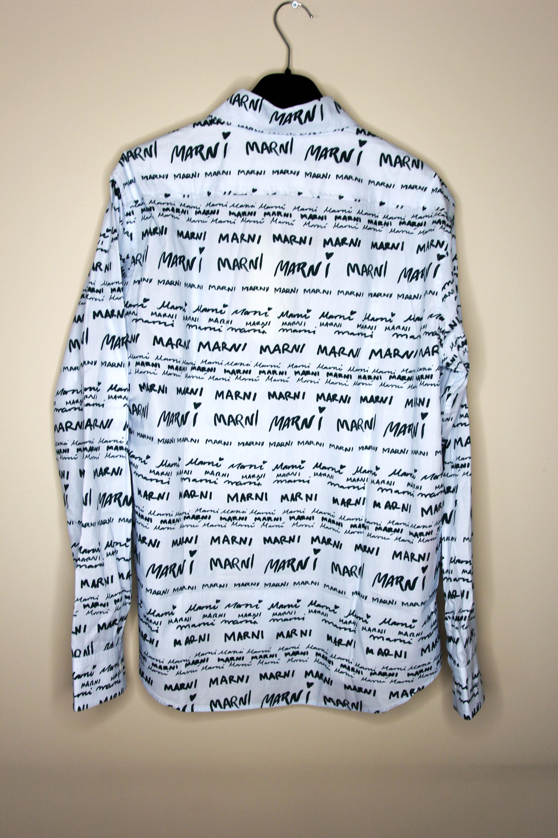 Marni BNWT AW23 MARNI MEGAMARNI POPELINE SHIRT 50 Size US M / EU 48-50 / 2 - 3 Thumbnail