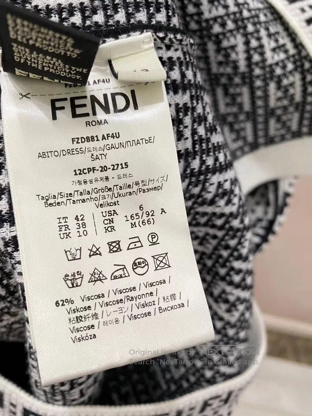 Fendi Fendi New With Tags Dress. Size US XL / EU 56 / 4 - 5 Thumbnail