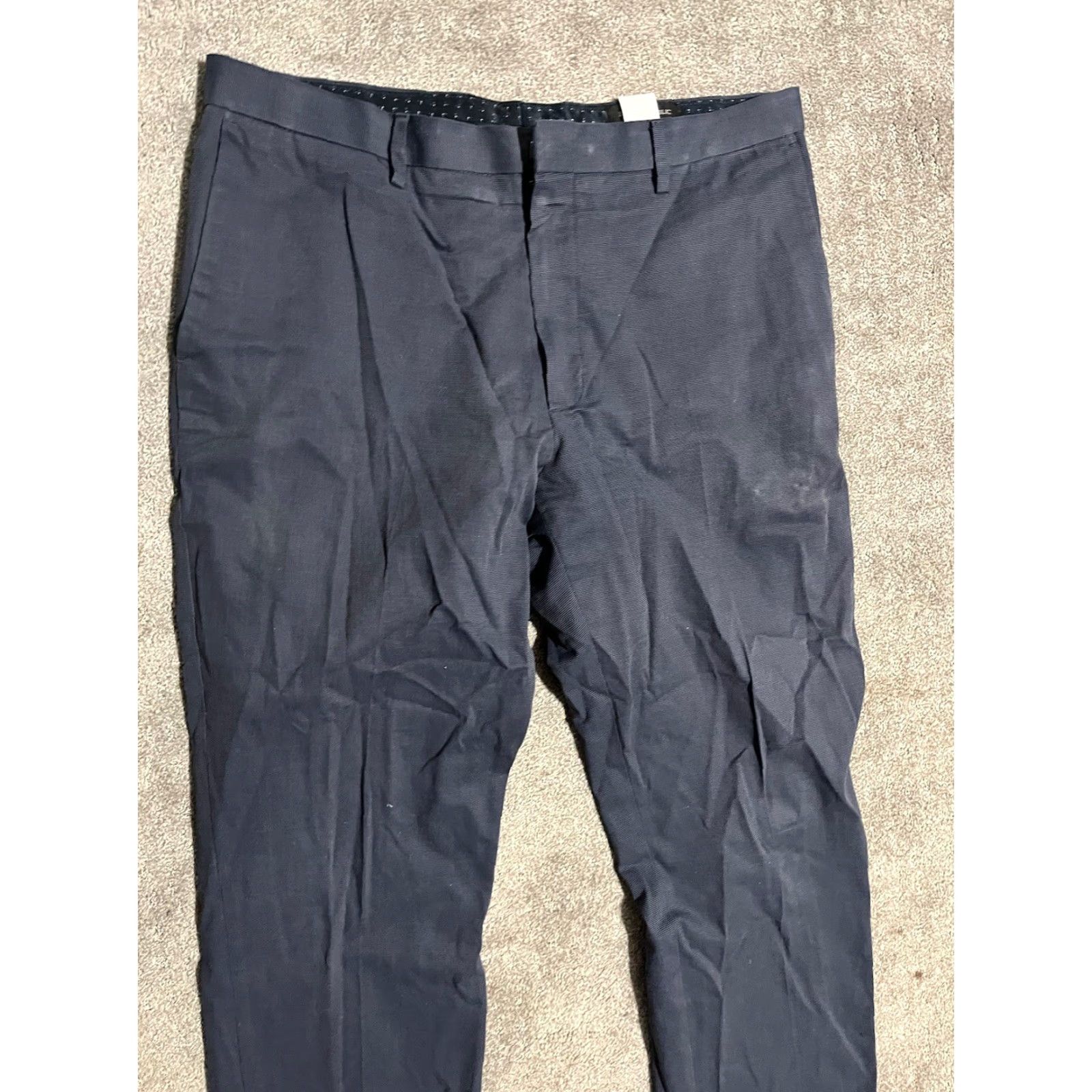 Banana Republic VINTAGE Banana Republic Mens Pants Blue 34x32 Cotton Polyester Blend Slim Fit Dress Pants Mens Size US 34 / EU 50 - 2 Thumbnail