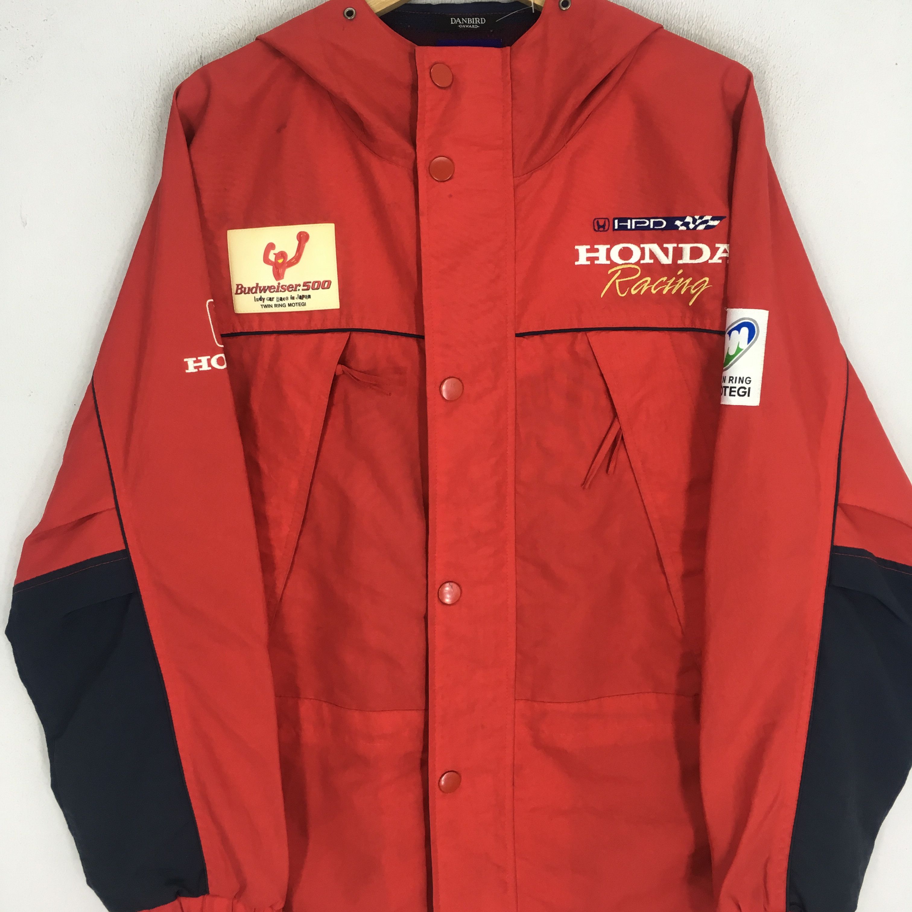 Honda Vintage 90's Honda Racing Team Motorsport Jacket Size US L / EU 52-54 / 3 - 4 Thumbnail