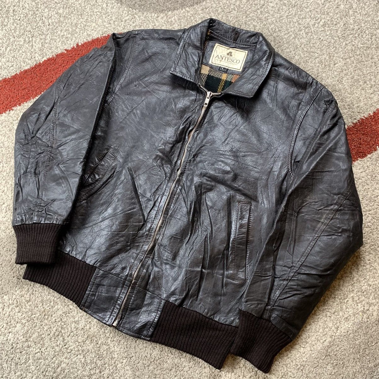 Other ANTESCO LEATHER JACKET Size US L / EU 52-54 / 3 - 4 Thumbnail