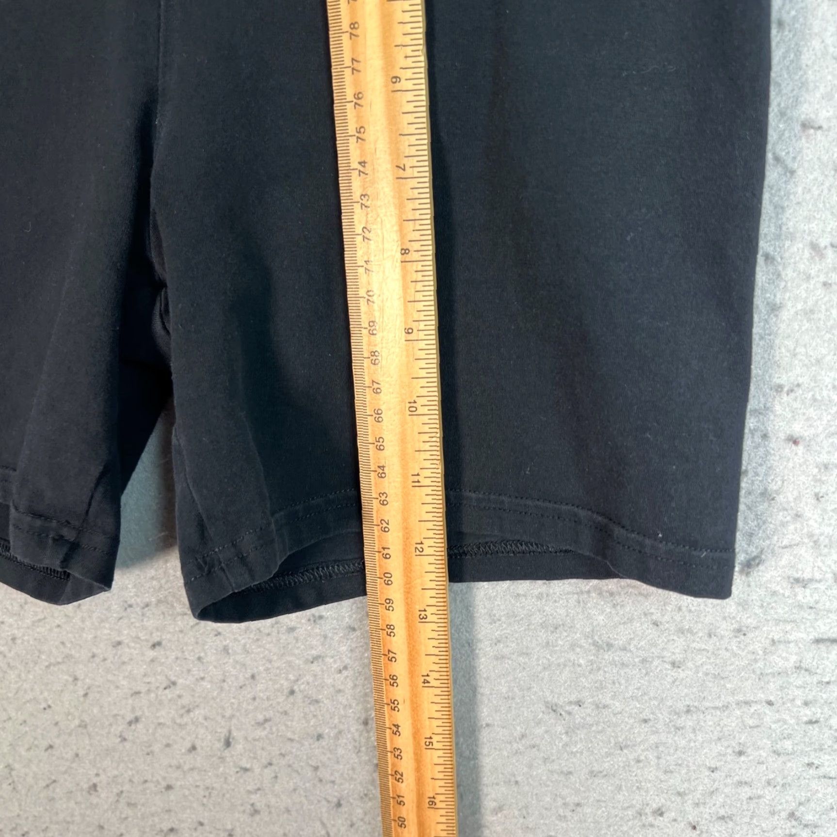 TNA Tna Womens Size Medium Black Cotton Blend High-Waisted Bike Shorts Shirt? Size 32" / US 10 / IT 46 - 5 Thumbnail