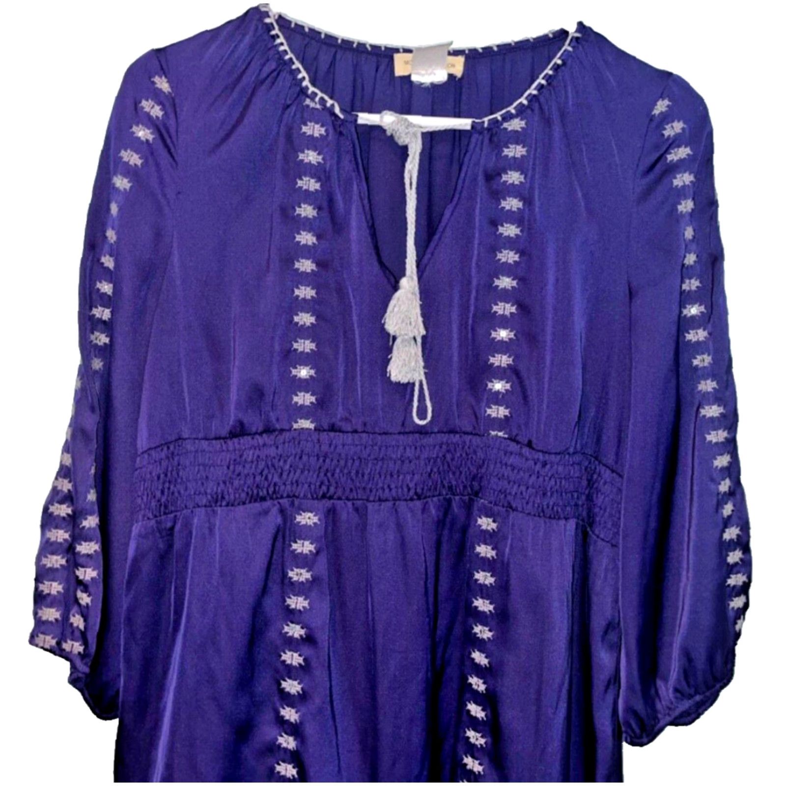 Vintage Moon Collection Blouse Live In California W/ Sequins Sz M Size M / US 6-8 / IT 42-44 - 2 Thumbnail