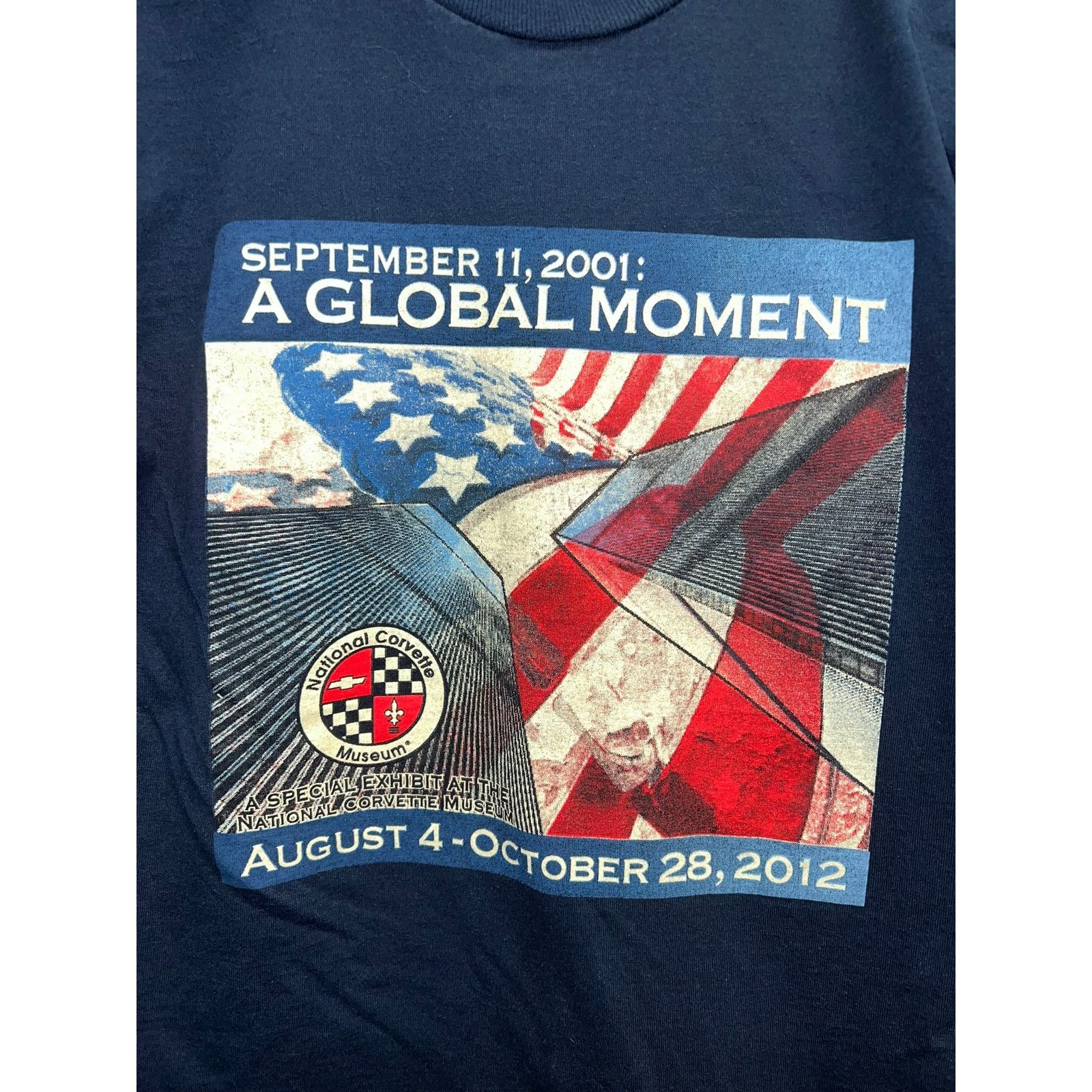 Vintage September 11 Shirt A Global Moment Corvette Museum Tee Small Size US S / EU 44-46 / 1 - 2 Thumbnail
