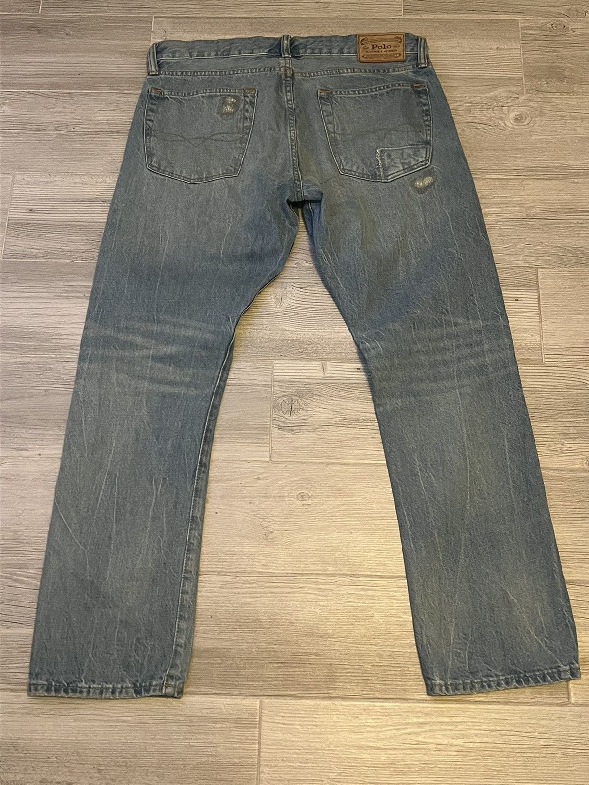 Polo Ralph Lauren Polo Ralph Lauren Distressed Patchwork Jeans Size US 32 / EU 48 - 2 Thumbnail