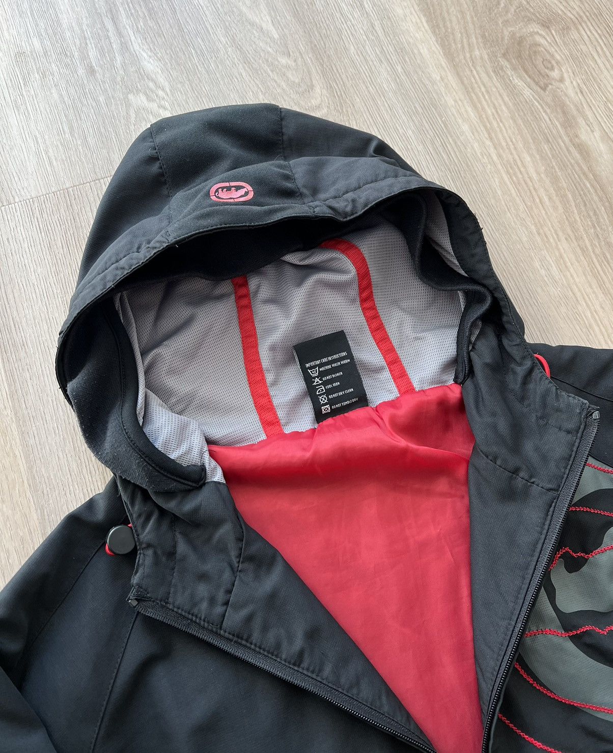 Ecko Unltd. × Vintage Vintage Ecko Unltd Black Anorak Jacket Size US S / EU 44-46 / 1 - 10 Thumbnail