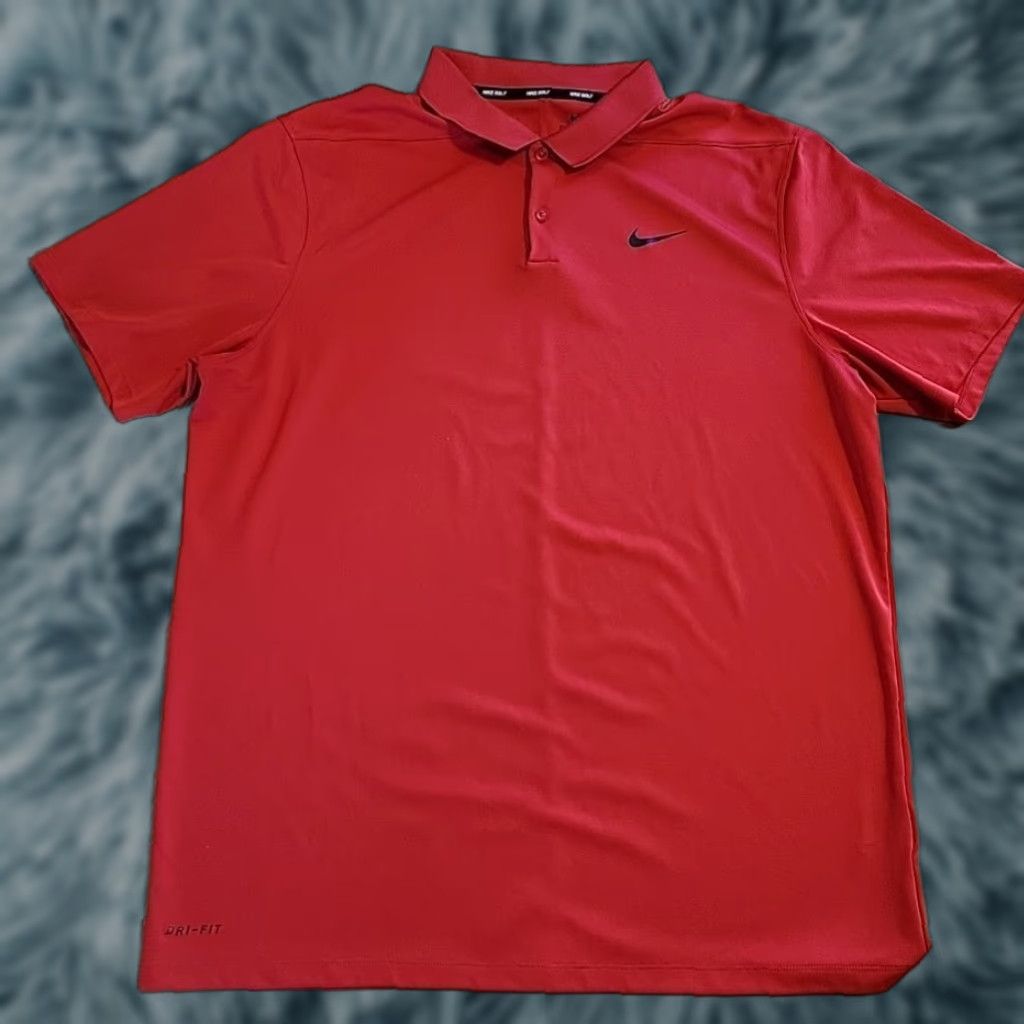 Nike Nike Golf Dri Fit XL SS Red Polo Mens Shirt Size US XL / EU 56 / 4 - 1 Thumbnail