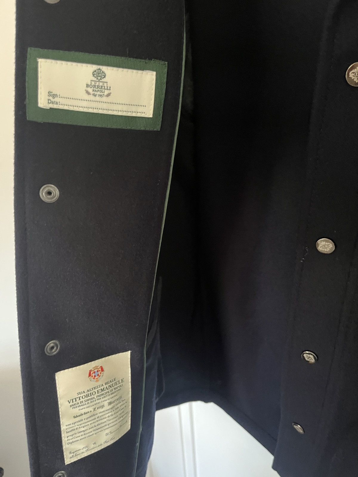 Luigi Borrelli Wool Shirt Jacket - Giacca Camicia Size US M / EU 48-50 / 2 - 4 Thumbnail