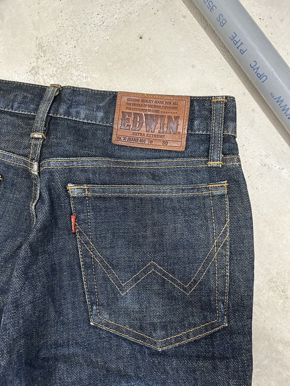 Edwin × Japanese Brand × Vintage Vintage Flare Edwin Japan 53 400XX Distressed Jeans Denim Size US 29 - 12 Thumbnail