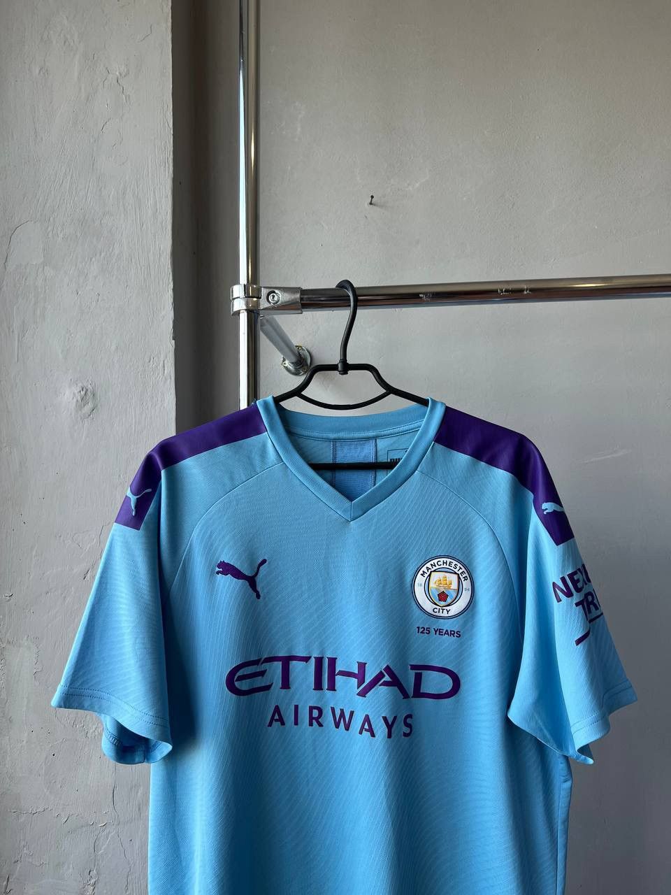 Puma 2019/20 MANCHESTER CITY HOME SOCCER JERSEY FOOTBALL SHIRT XL Size US XL / EU 56 / 4 - 4 Thumbnail