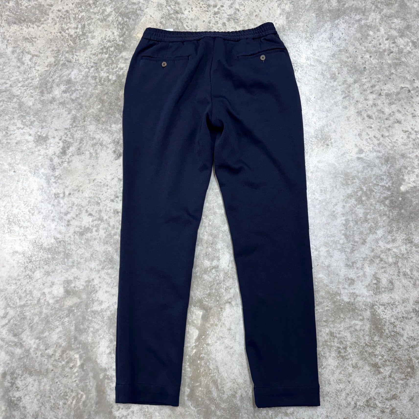 Polo Ralph Lauren Pants Mens 34x32 Navy Blue Stretch Dress Trousers Classic  Fit